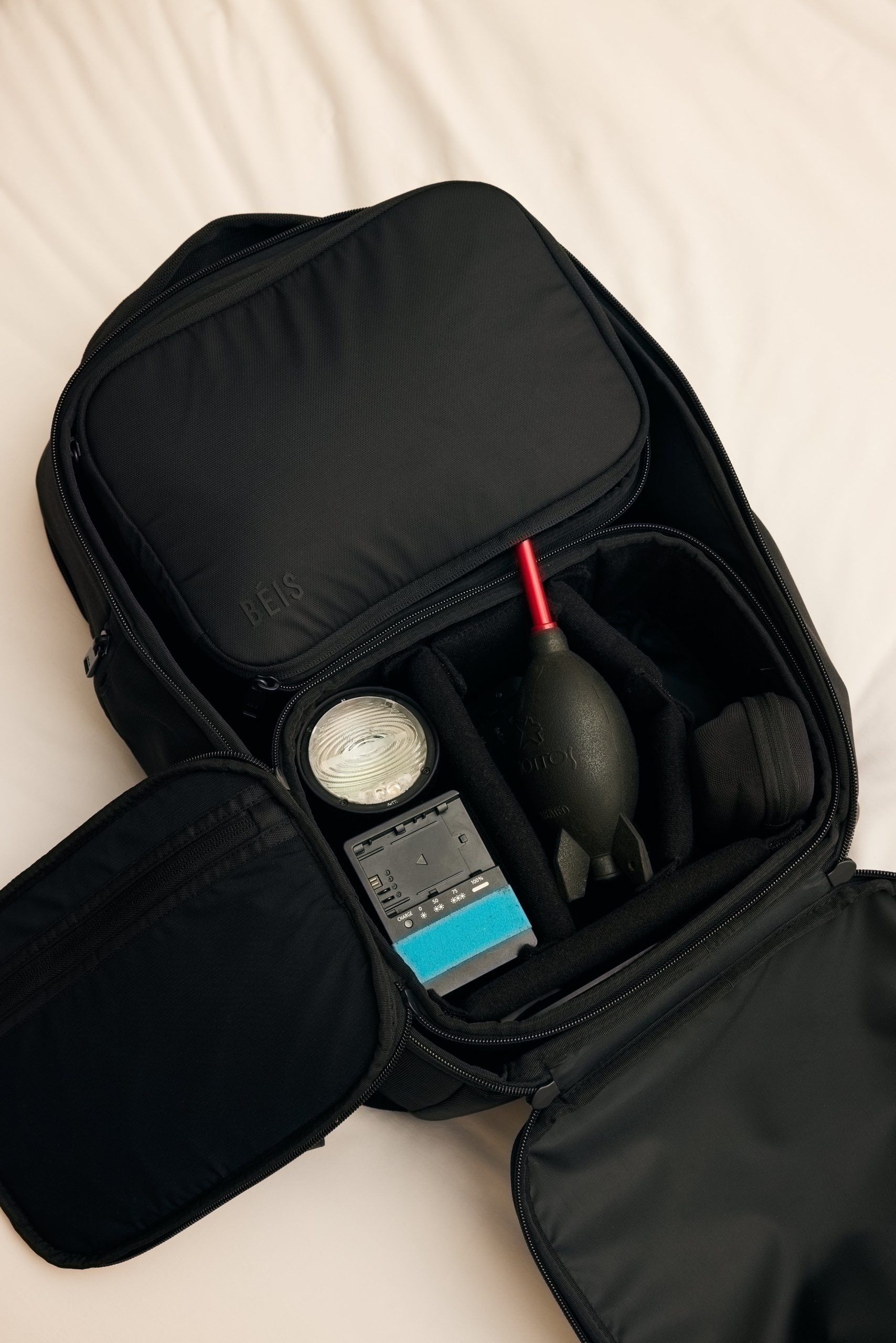 The Travel Backpack in Black - Image 3