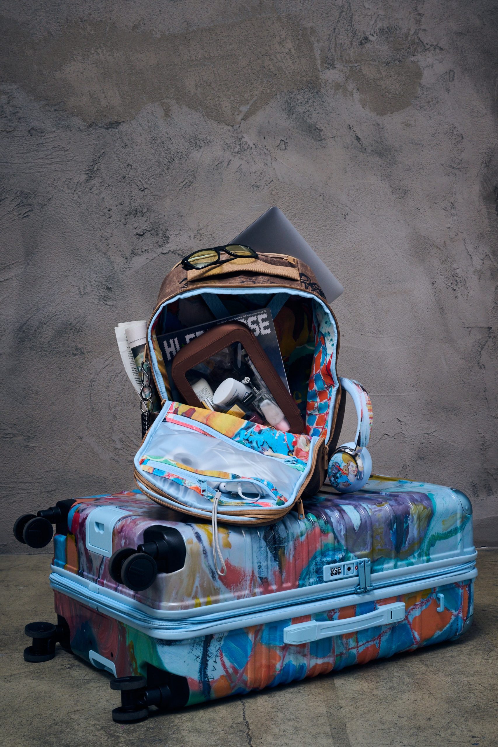 BÉIS x KidSuper The Pro Travel Backpack in Cargo - Image 2