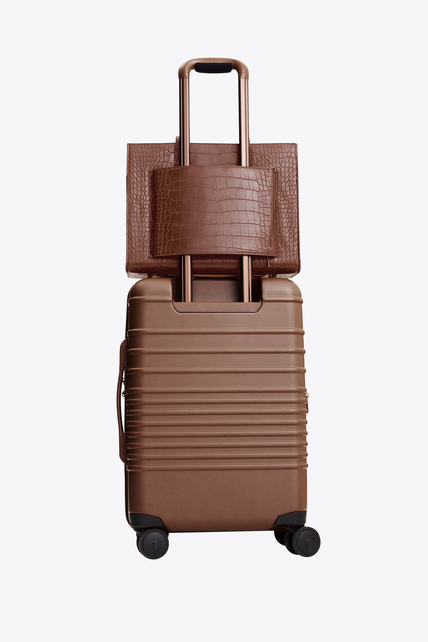 The Work Tote in Maple Croc - Image 10