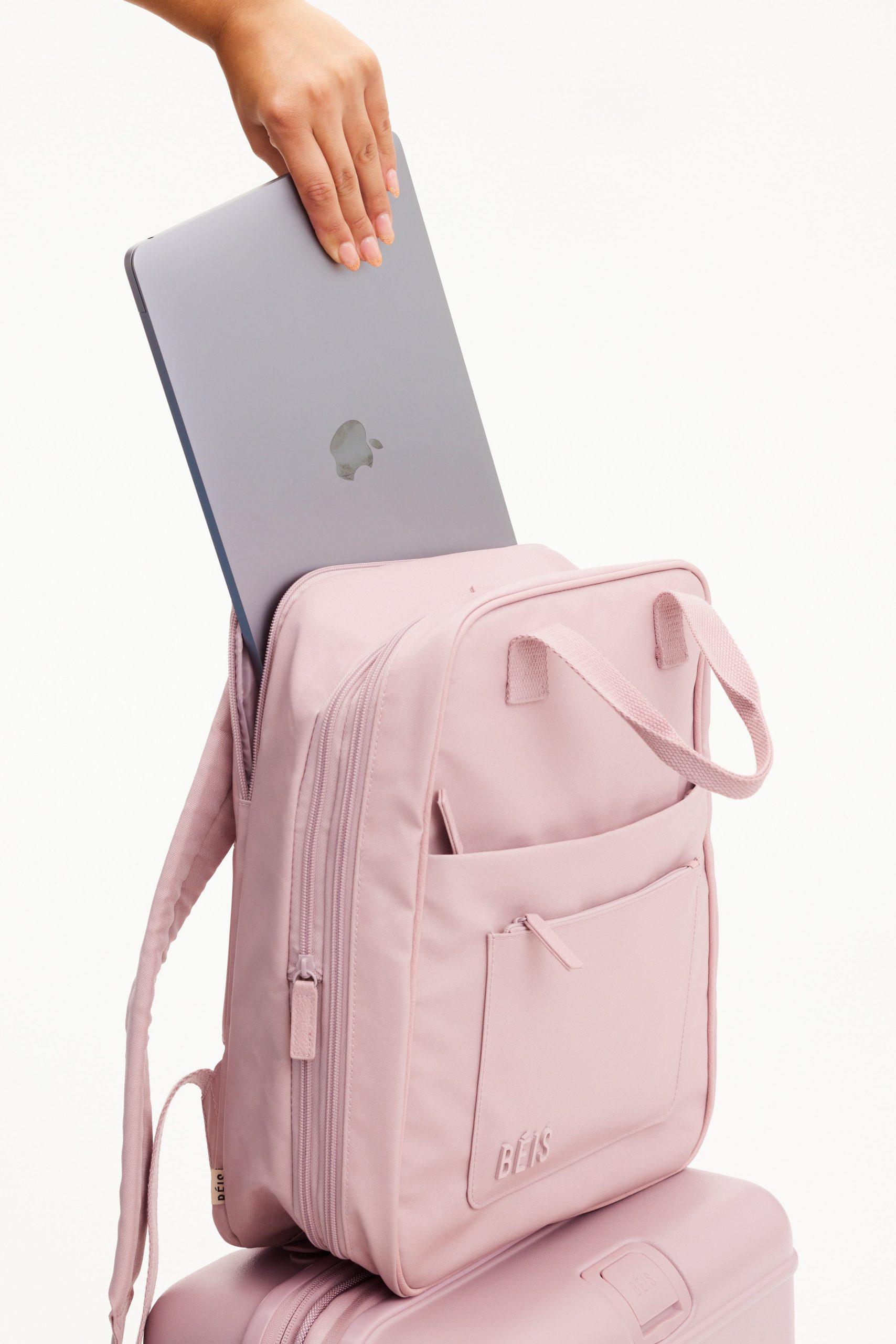 The Expandable Backpack in Atlas Pink - Image 6