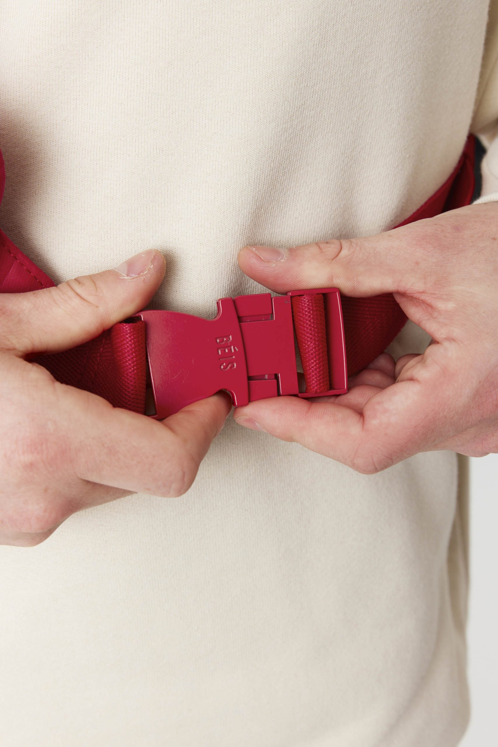 The Belt Bag in Text Me Red - Image 7