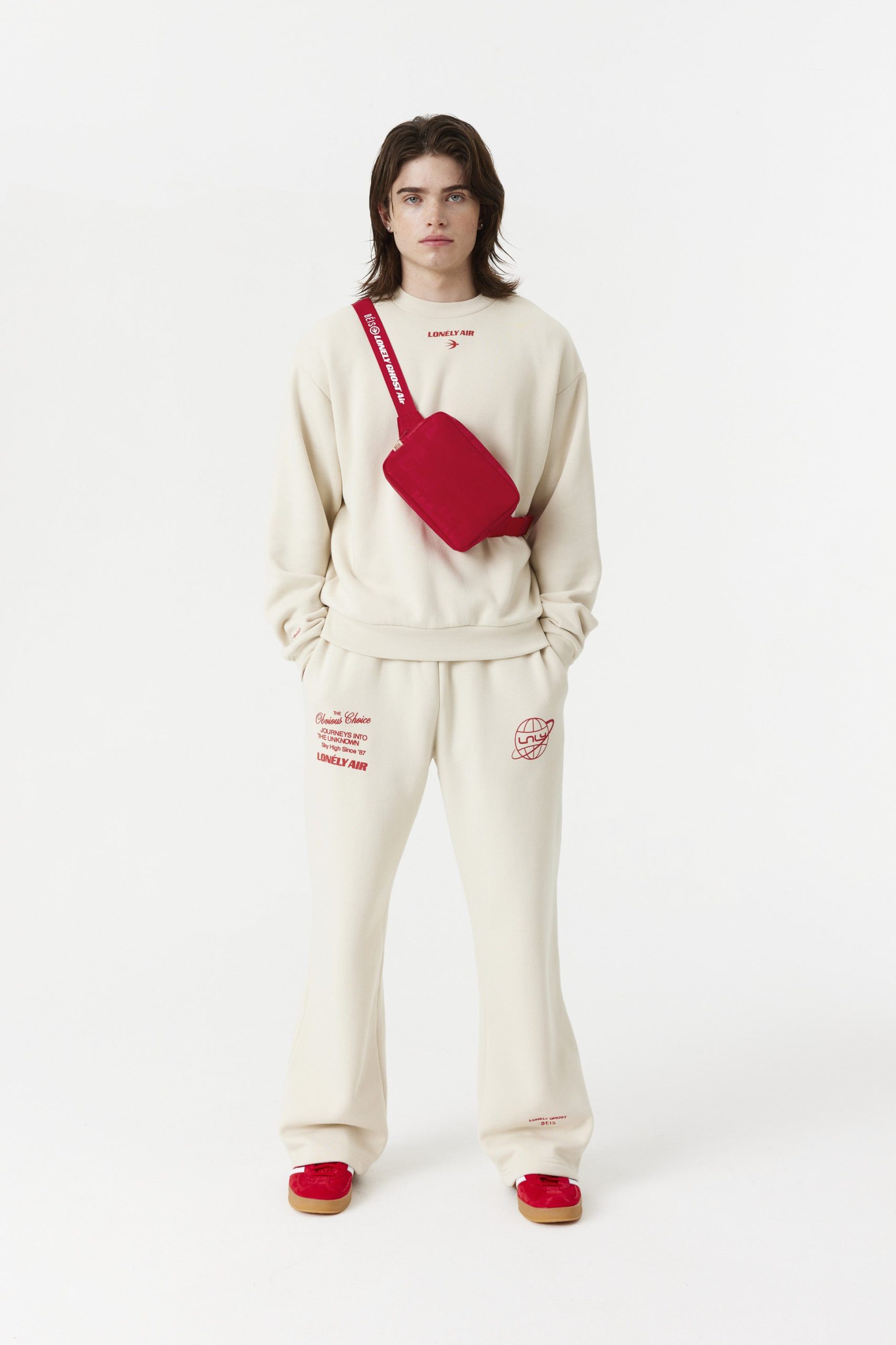 The Belt Bag in Text Me Red - Image 8