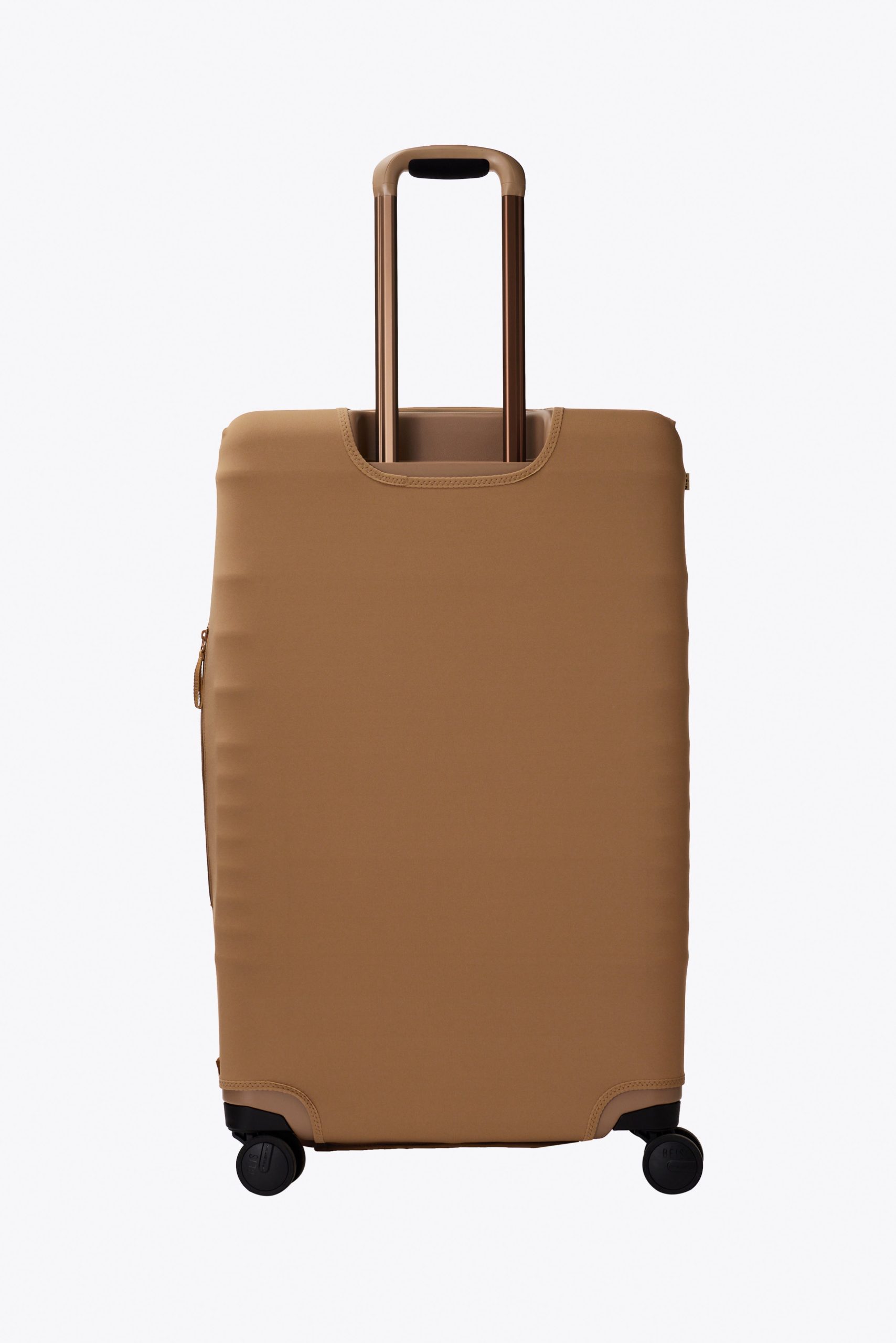 The Large Check-In Luggage Cover in Camel - Image 3
