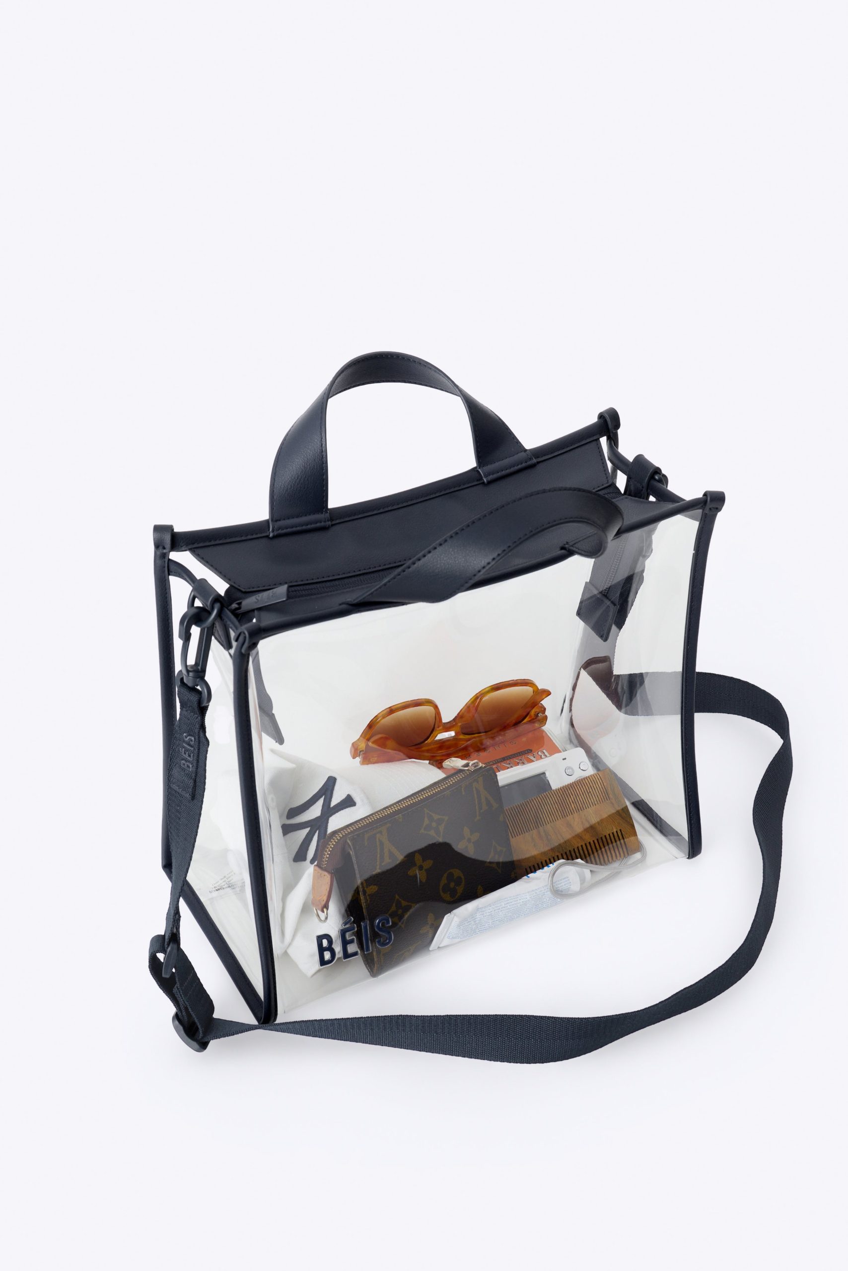 The Stadium Tote in Navy - Image 5