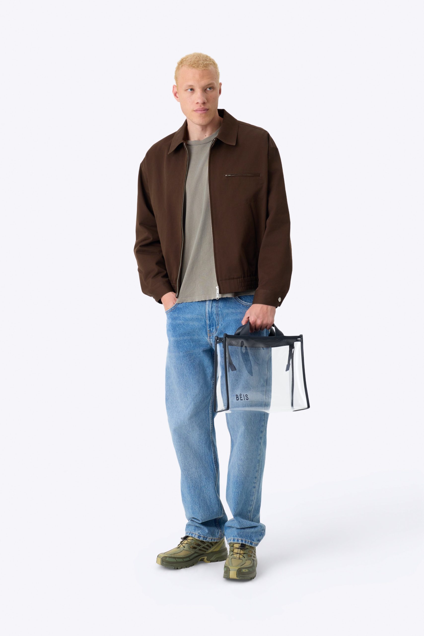 The Stadium Tote in Navy - Image 3