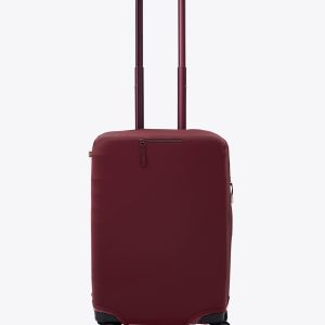 The Carry-On Luggage Cover in Burgundy