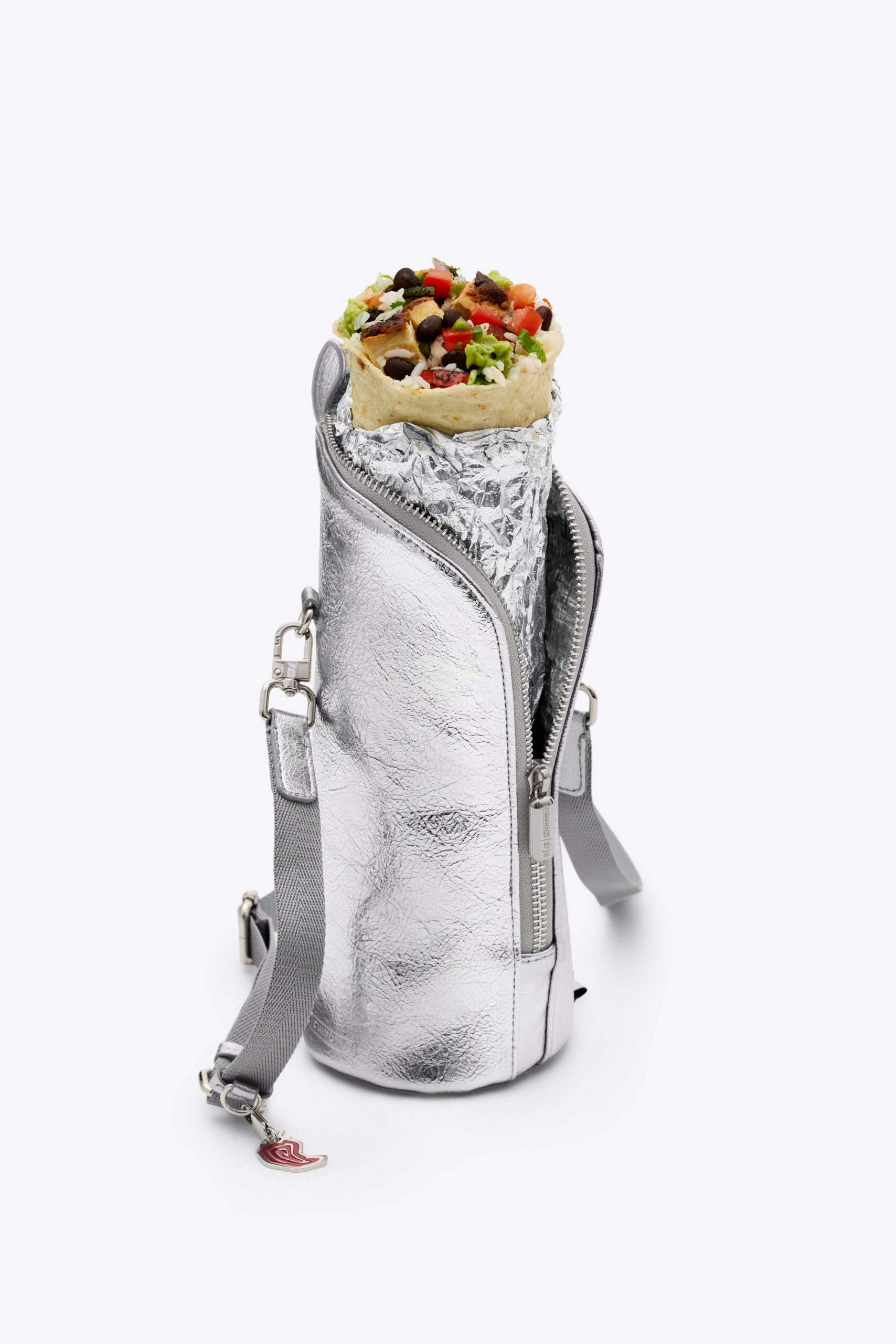 BÉIS x Chipotle The Burrito Crossbody in Foil - Image 5
