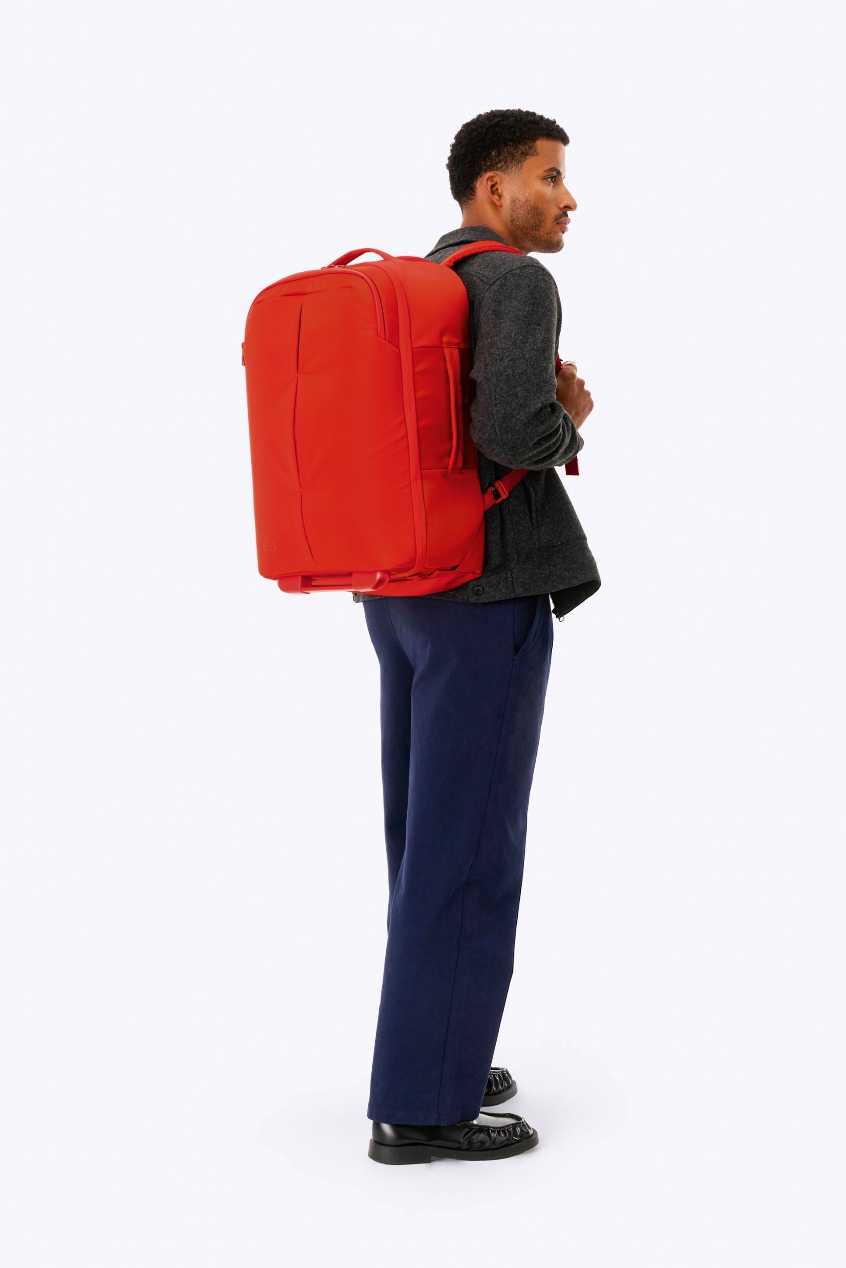 The Pro Rolling Backpack in Flame - Image 3