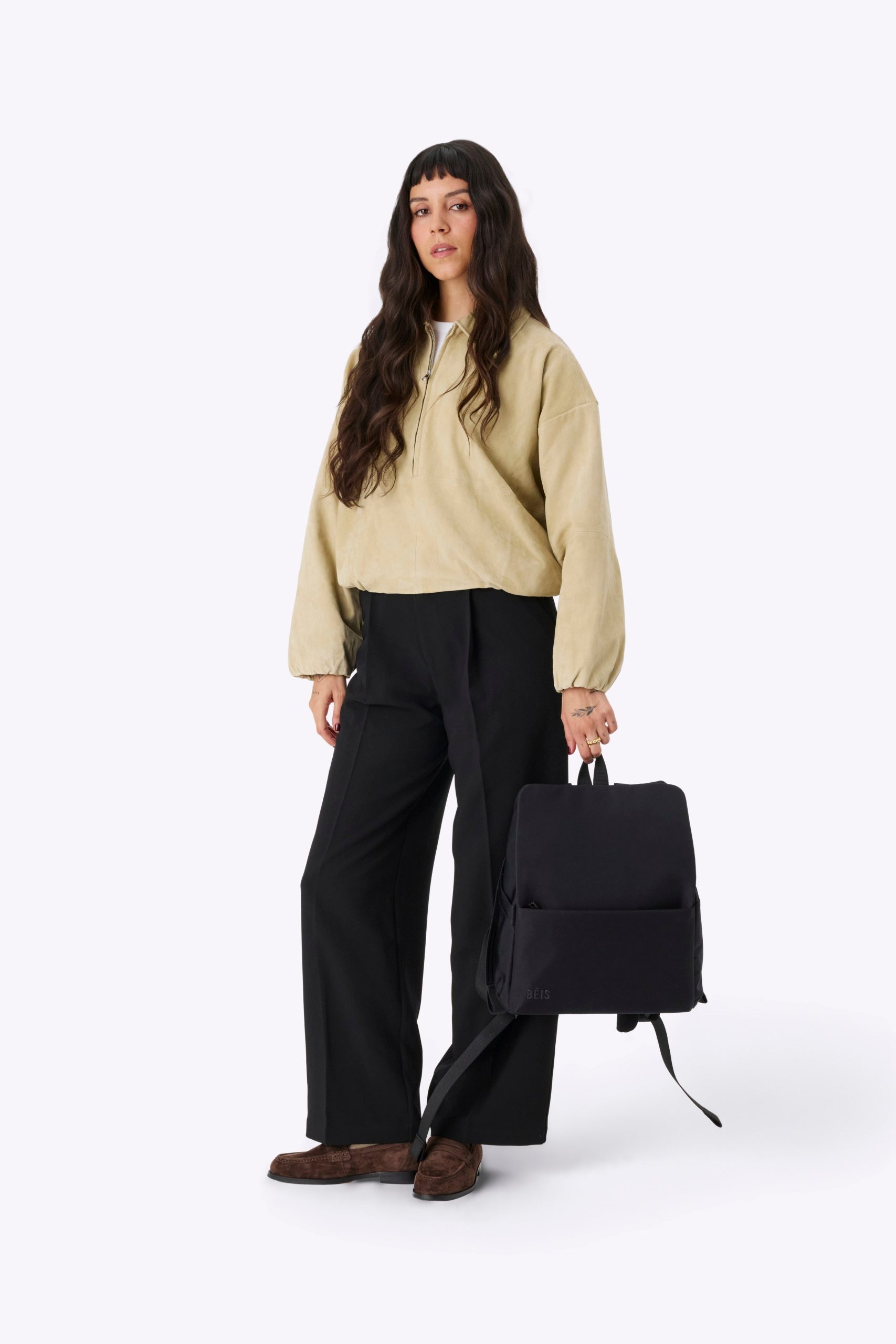 The Everyday Diaper Backpack in Black Nylon - Image 8