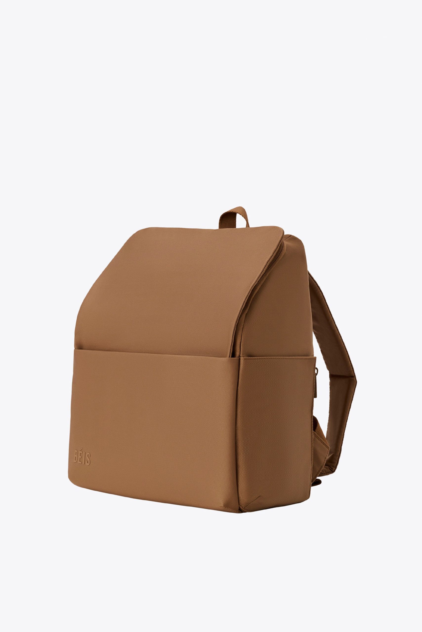 The Everyday Diaper Backpack in Camel Nylon - Image 6