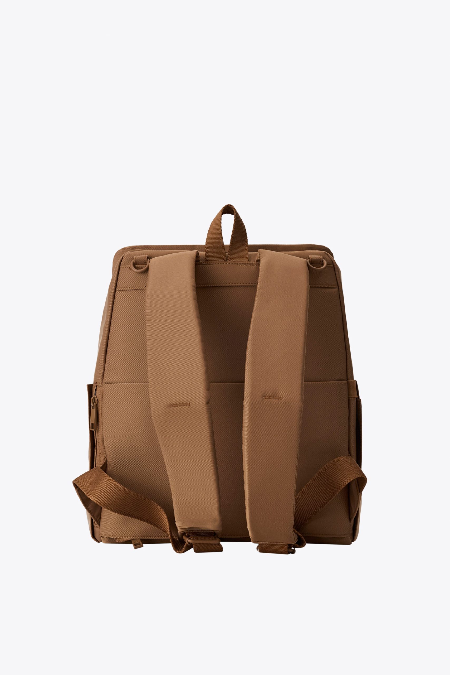 The Everyday Diaper Backpack in Camel Nylon - Image 5