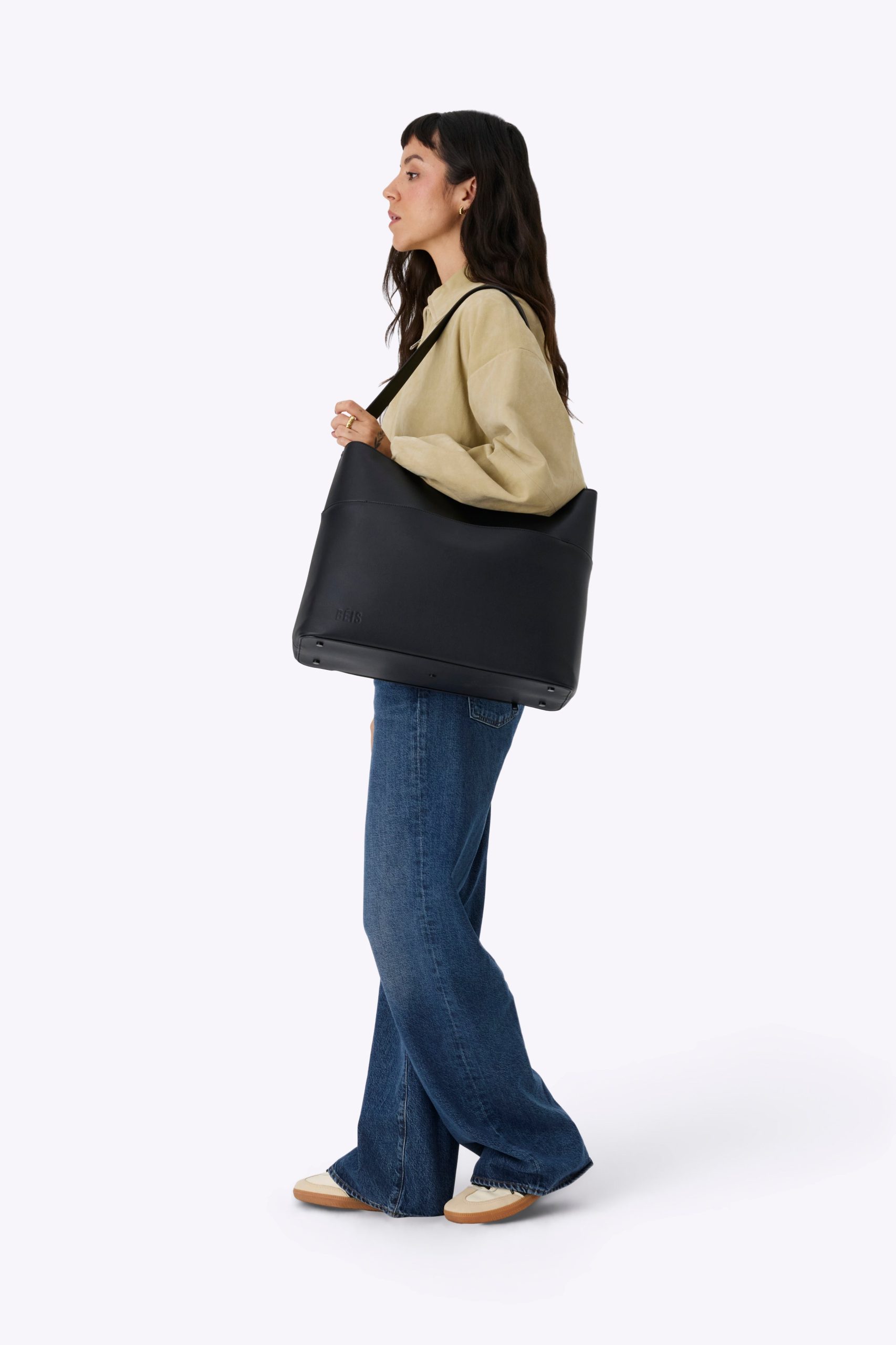 The Diaper Tote in Black - Image 5