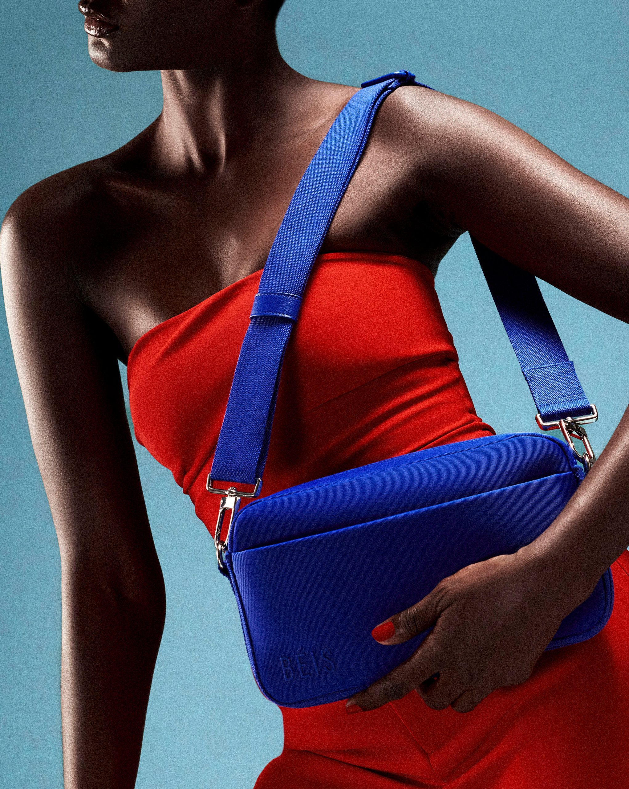 The Travel Crossbody in Cobalt Blue - Image 3