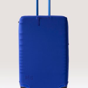 The Large Check-In Luggage Cover in Cobalt Blue