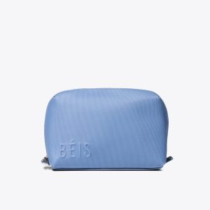 The Small Cosmetic Pouch in Dusty Blue