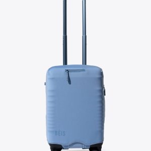 The Hybrid Carry-On Luggage Cover in Dusty Blue