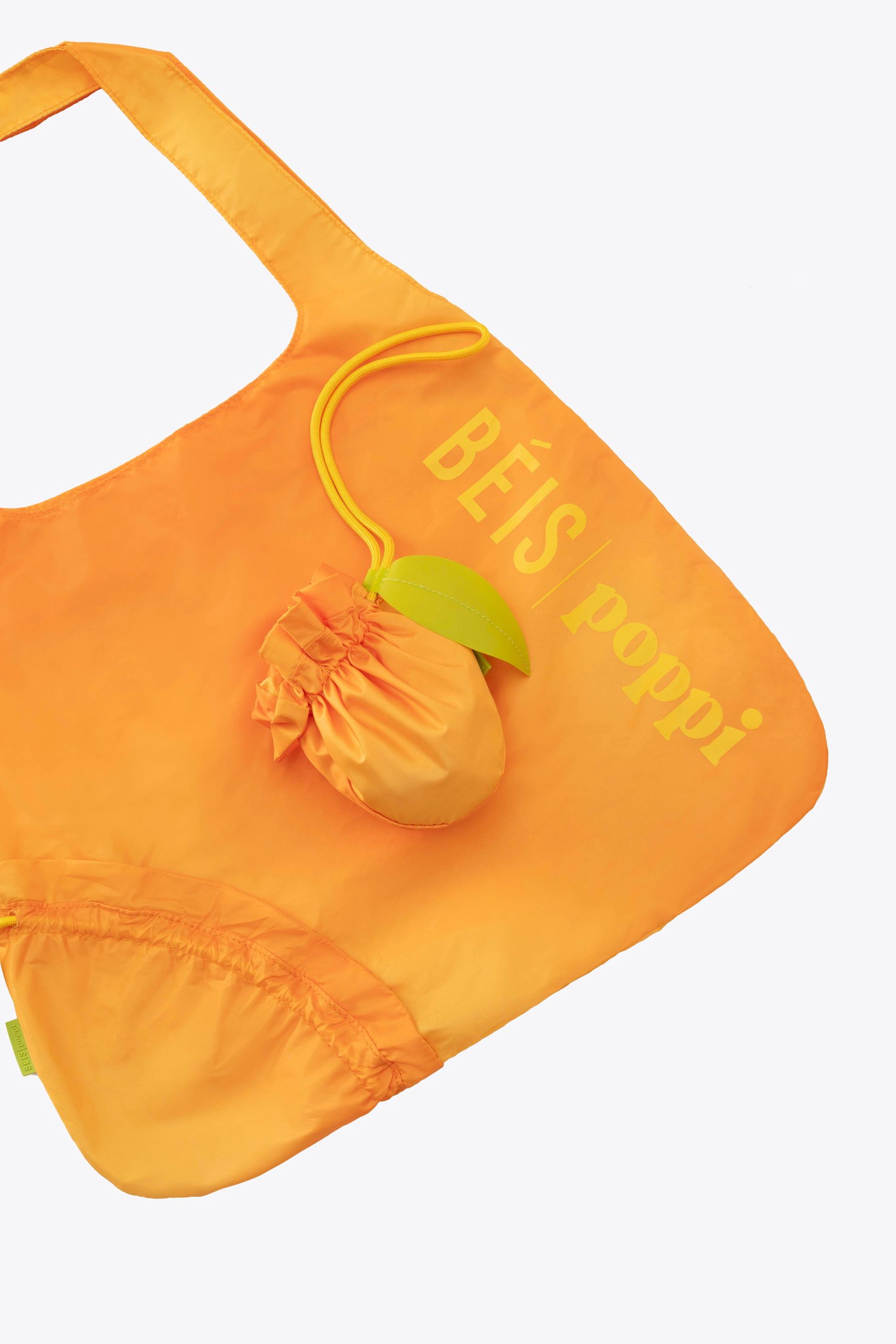 BÉIS x poppi The Reusable Shopping Tote in Mango - Image 4