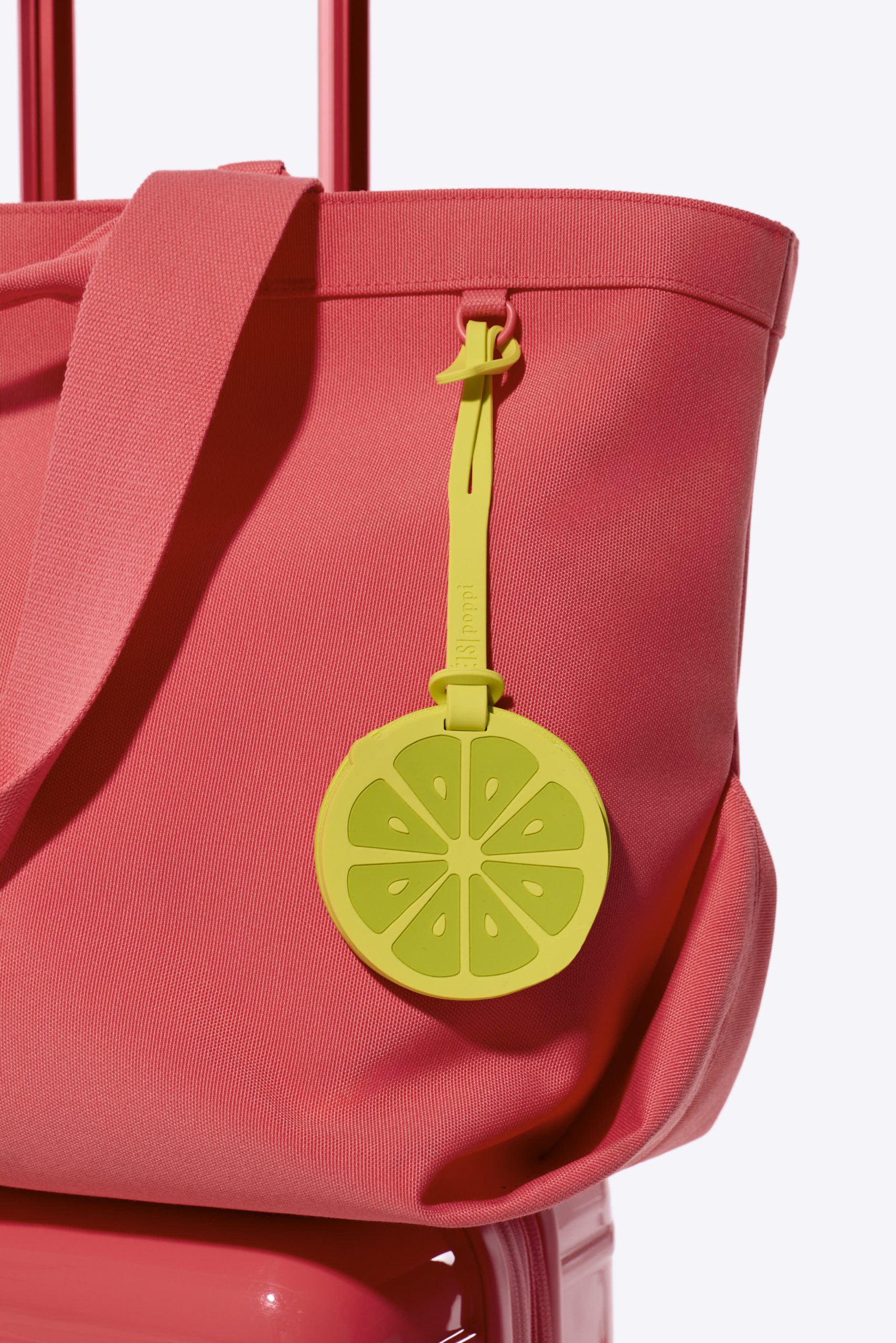 BÉIS x poppi The Luggage Tag in Lime - Image 3
