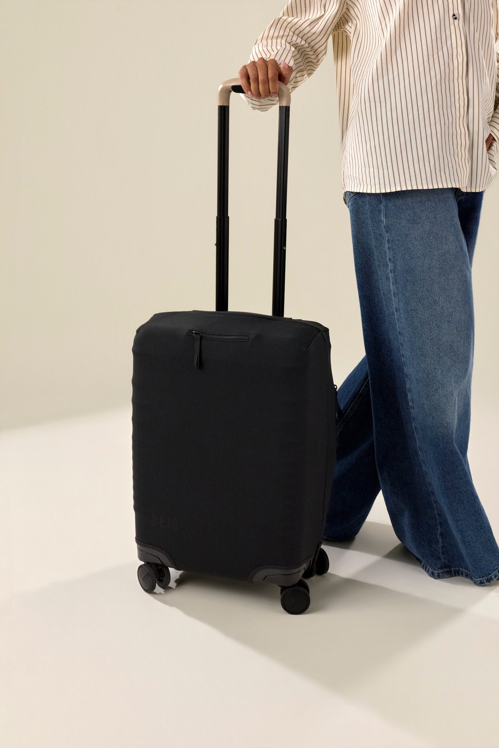 The Carry-On Luggage Cover in Black - Image 2