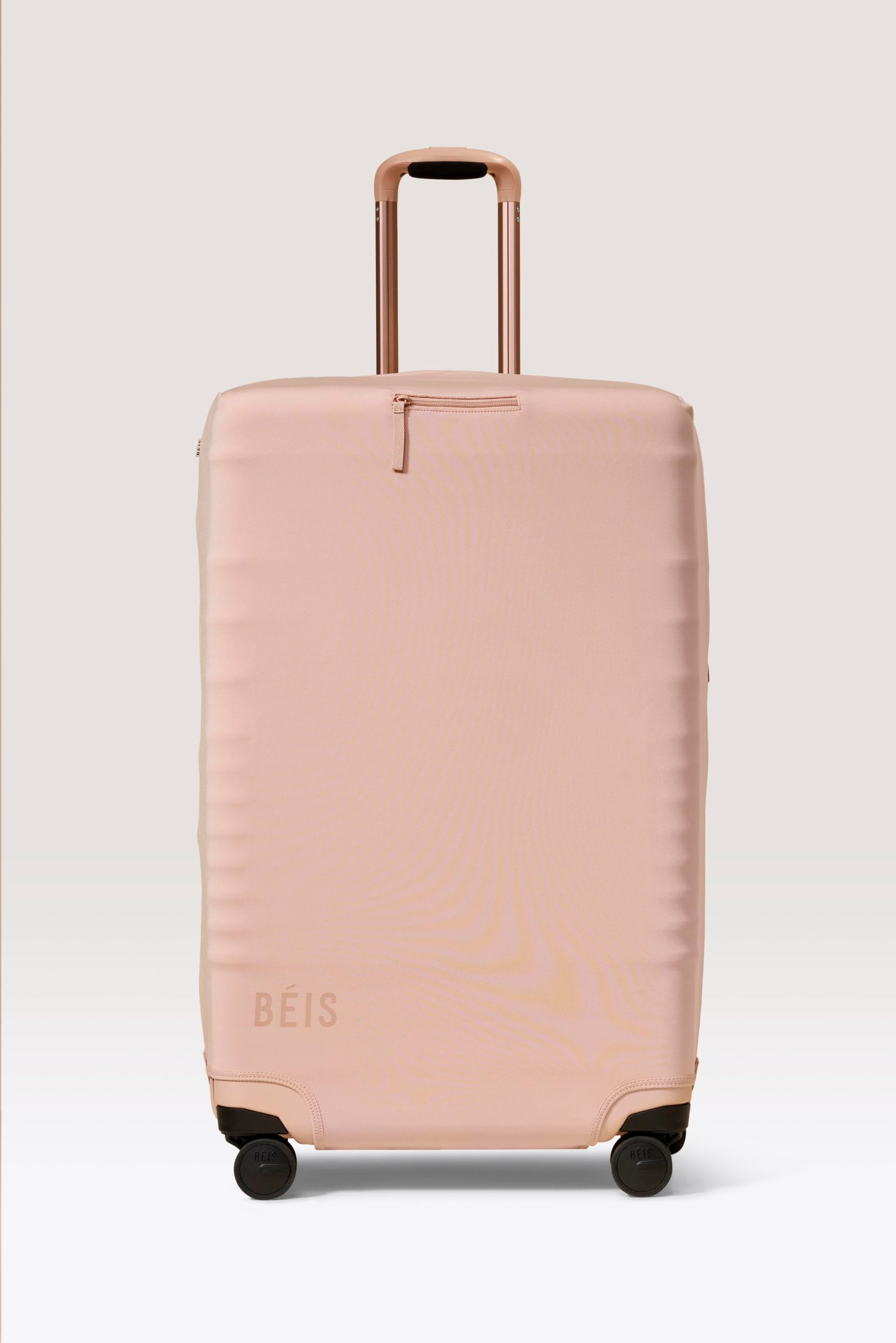 The Large Check-In Luggage Cover in Atlas Pink