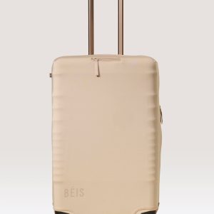 The Medium Check-In Luggage Cover in Beige