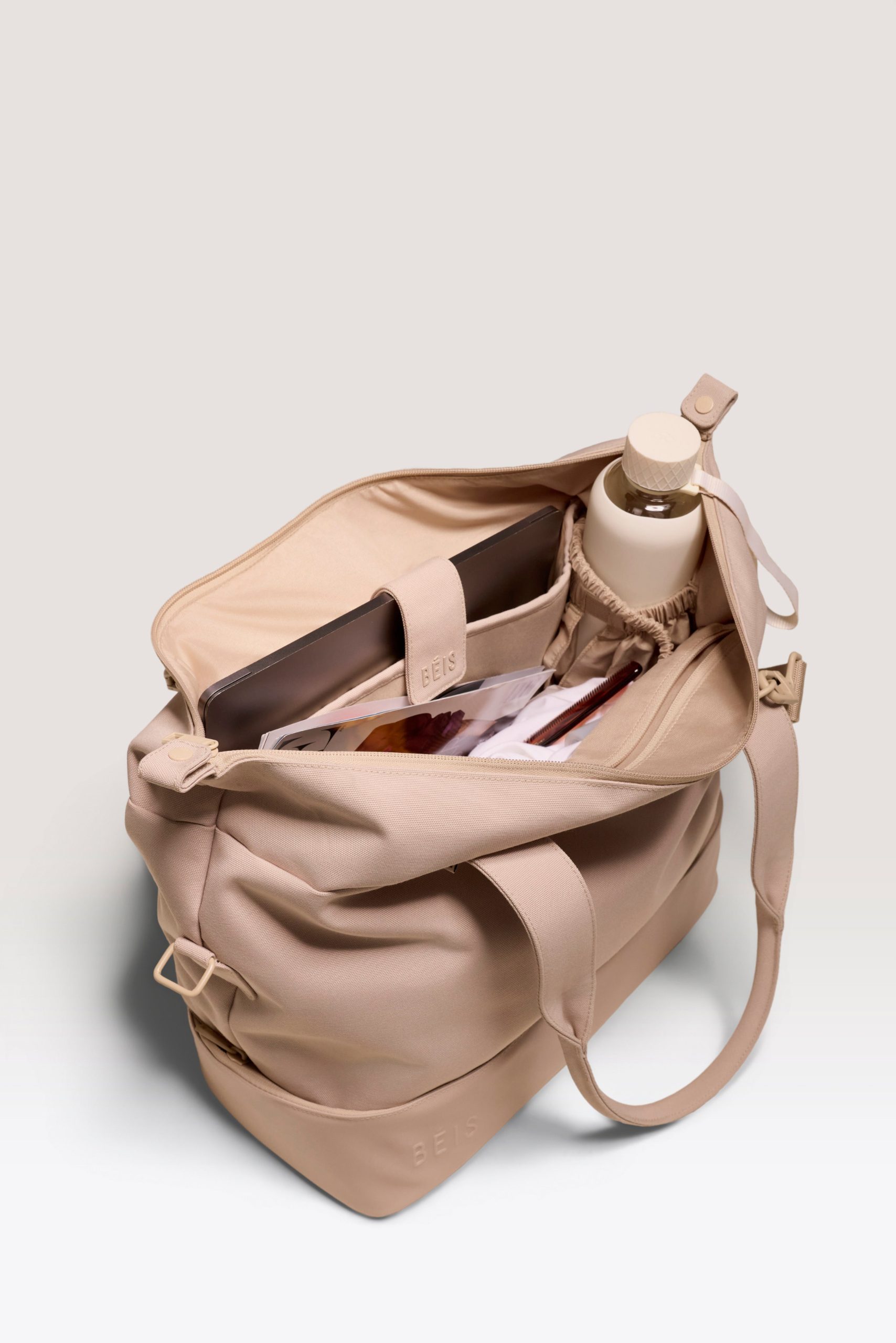 The Mini Weekender in Beige - Image 3