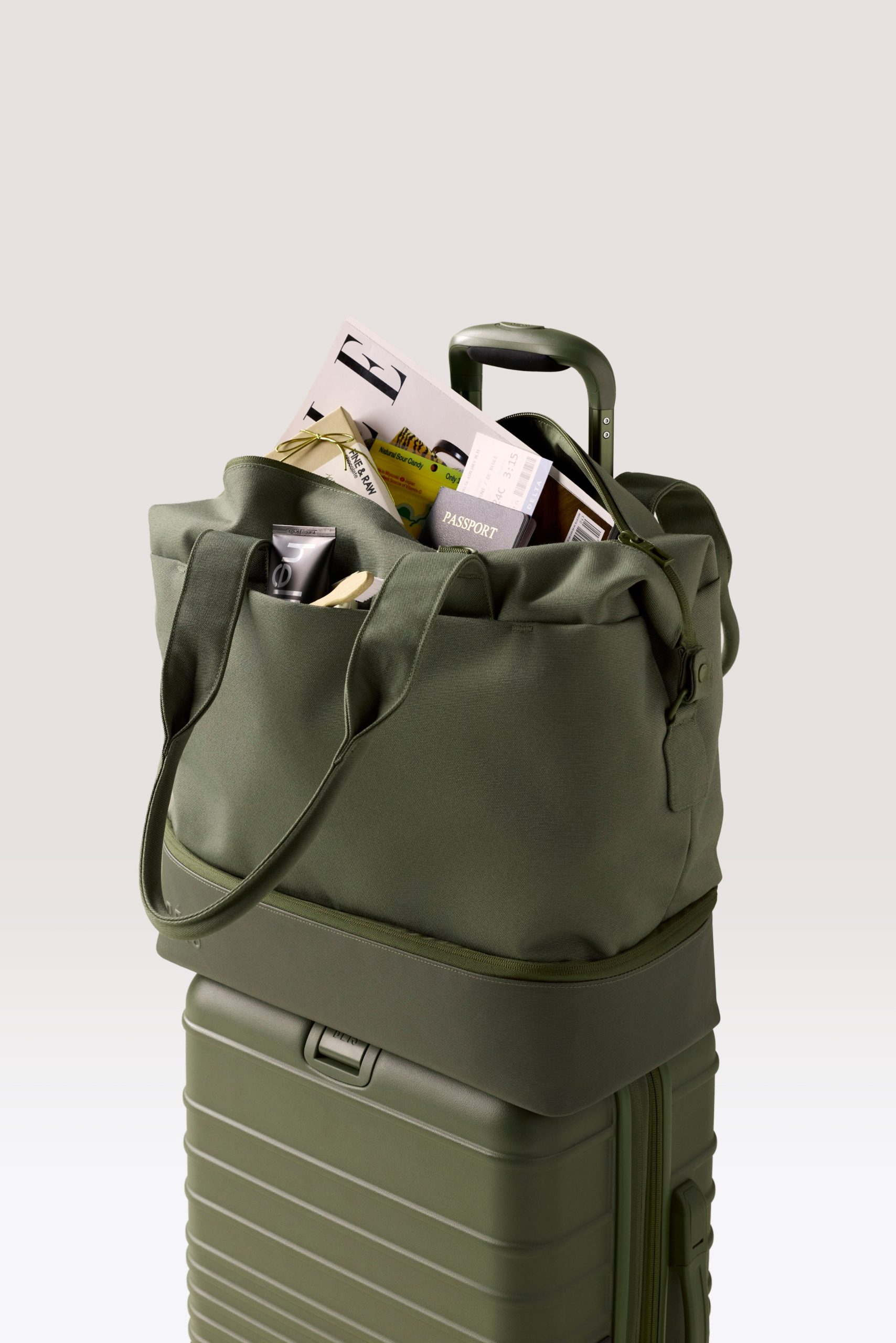The Mini Weekender in Olive - Image 3
