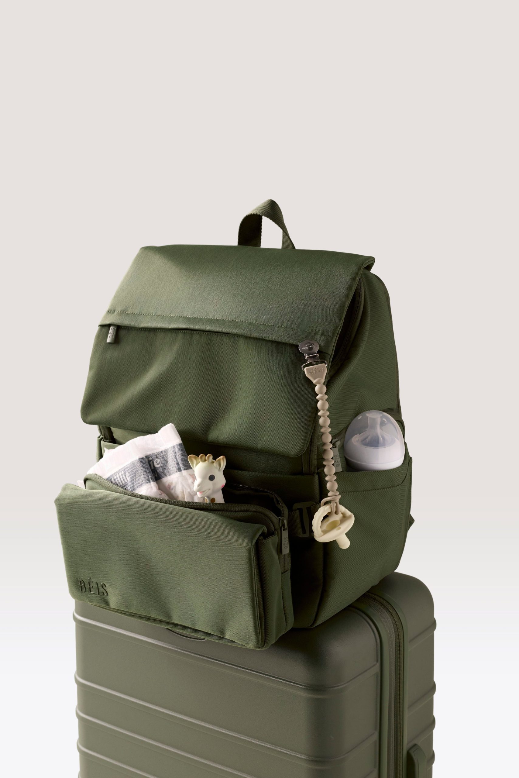 The Ultimate Diaper Backpack in Olive - Image 2