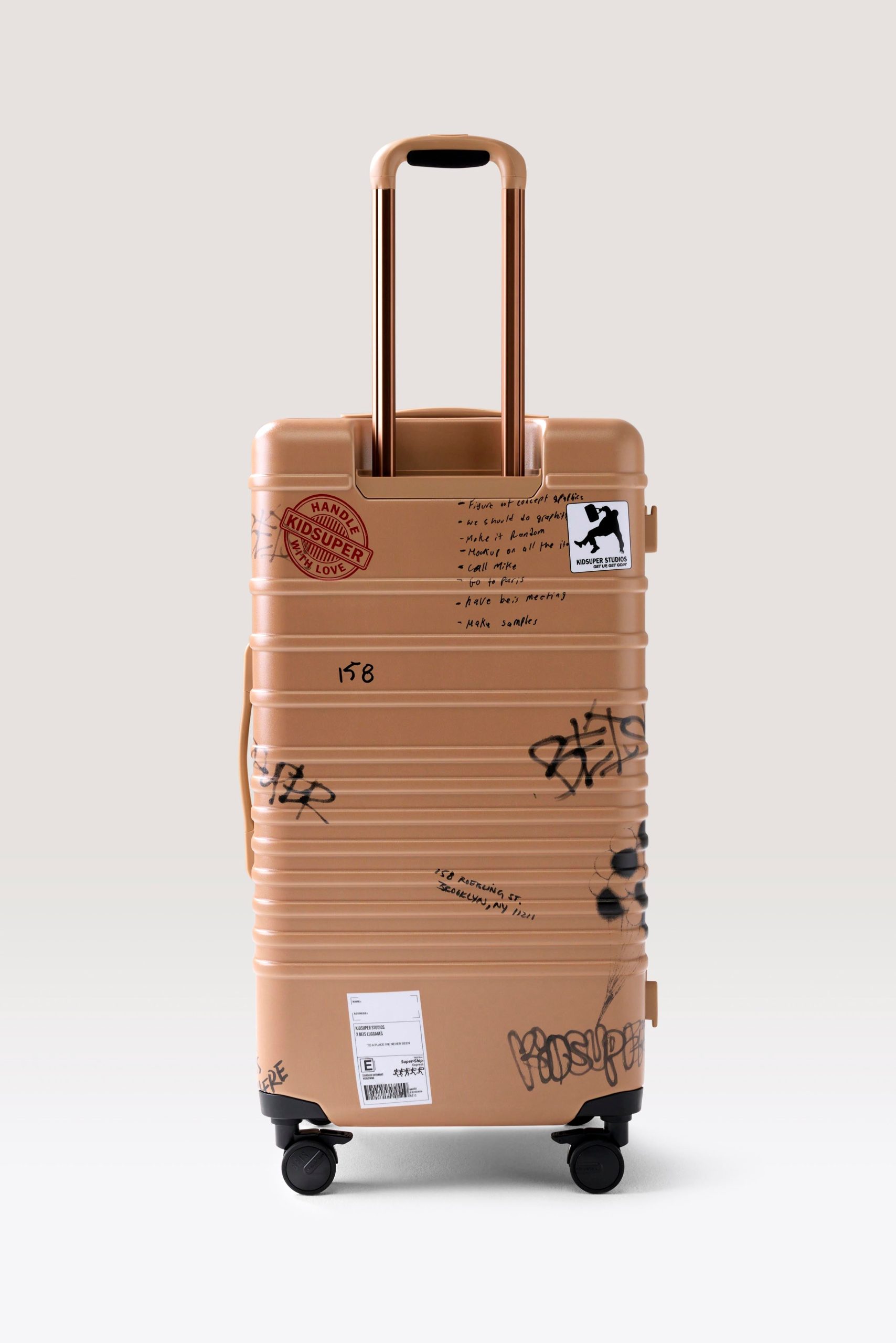 BÉIS x KidSuper The Trunk Check-In Roller in Cargo - Image 4