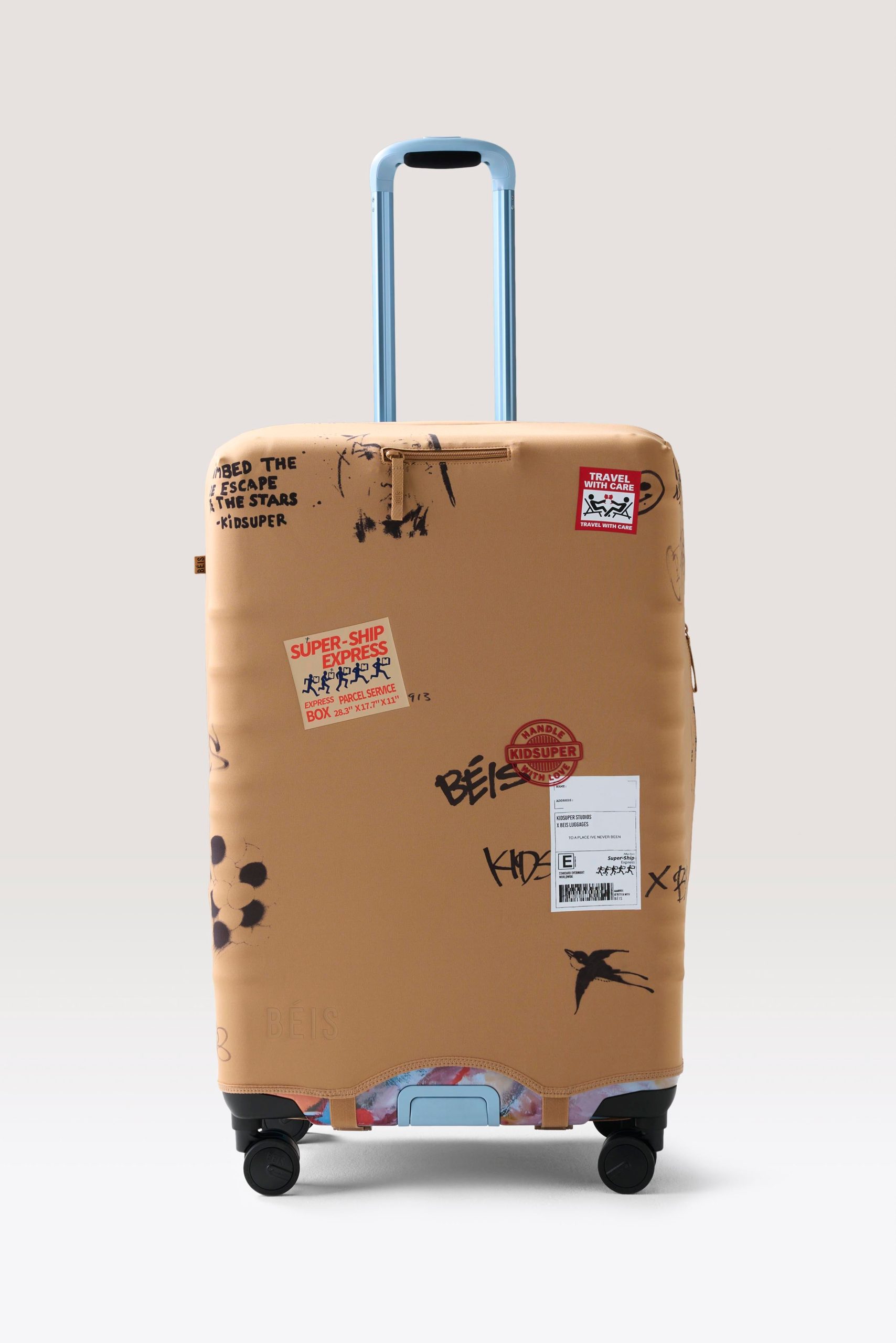 BÉIS x KidSuper The Hybrid Check-In Luggage Cover in Cargo