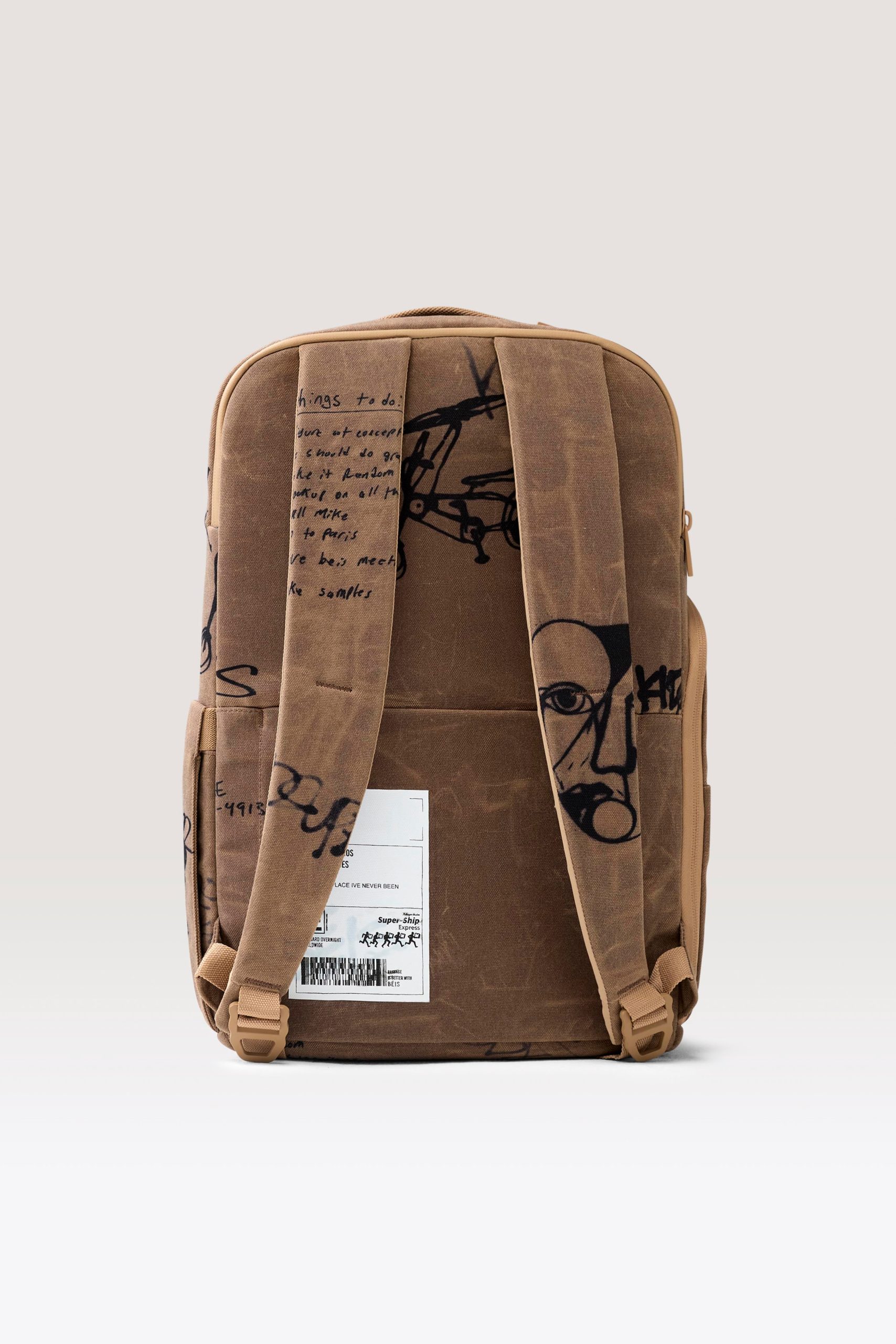 BÉIS x KidSuper The Pro Travel Backpack in Cargo - Image 3