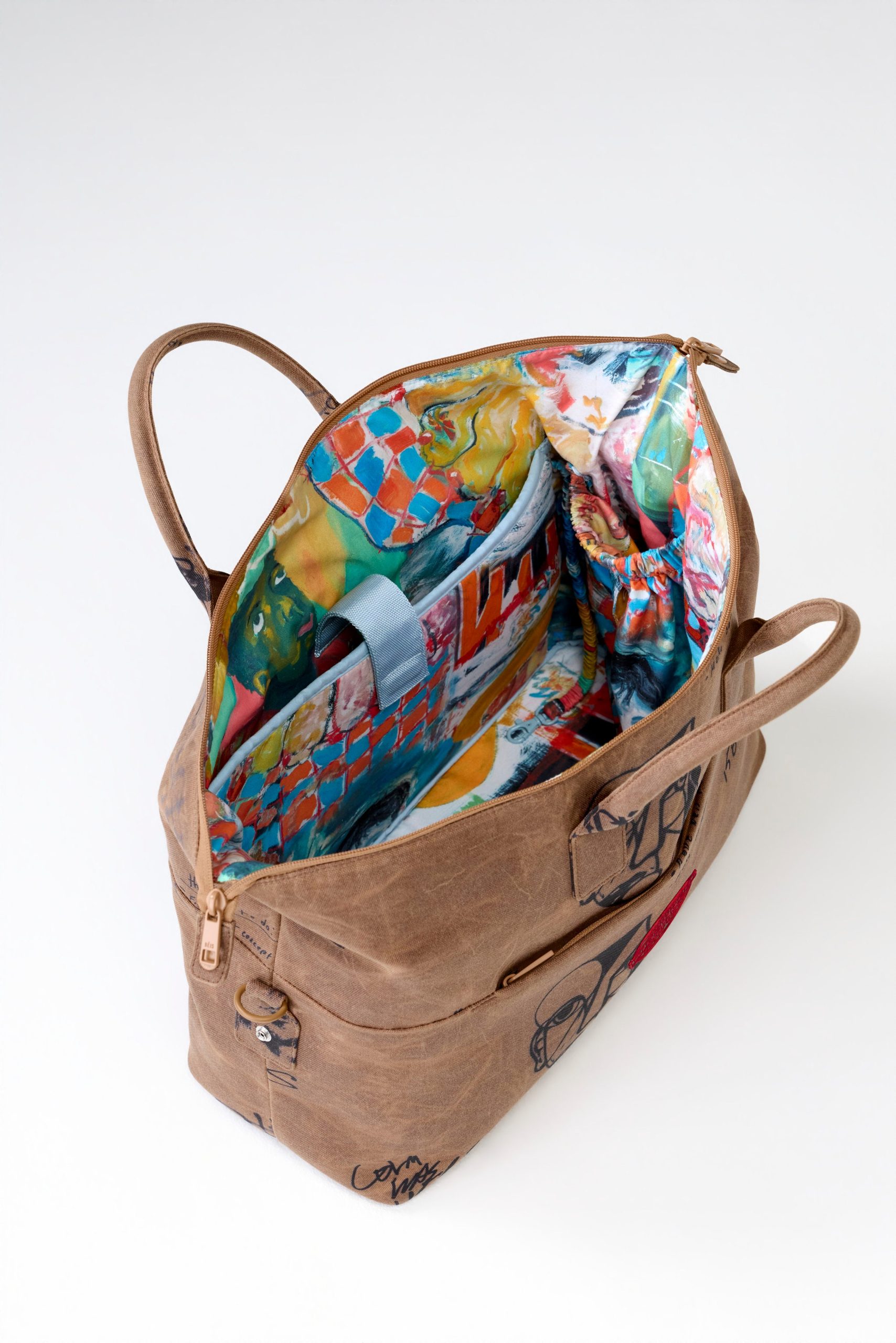 BÉIS x KidSuper The Carryall Duffle in Cargo - Image 4