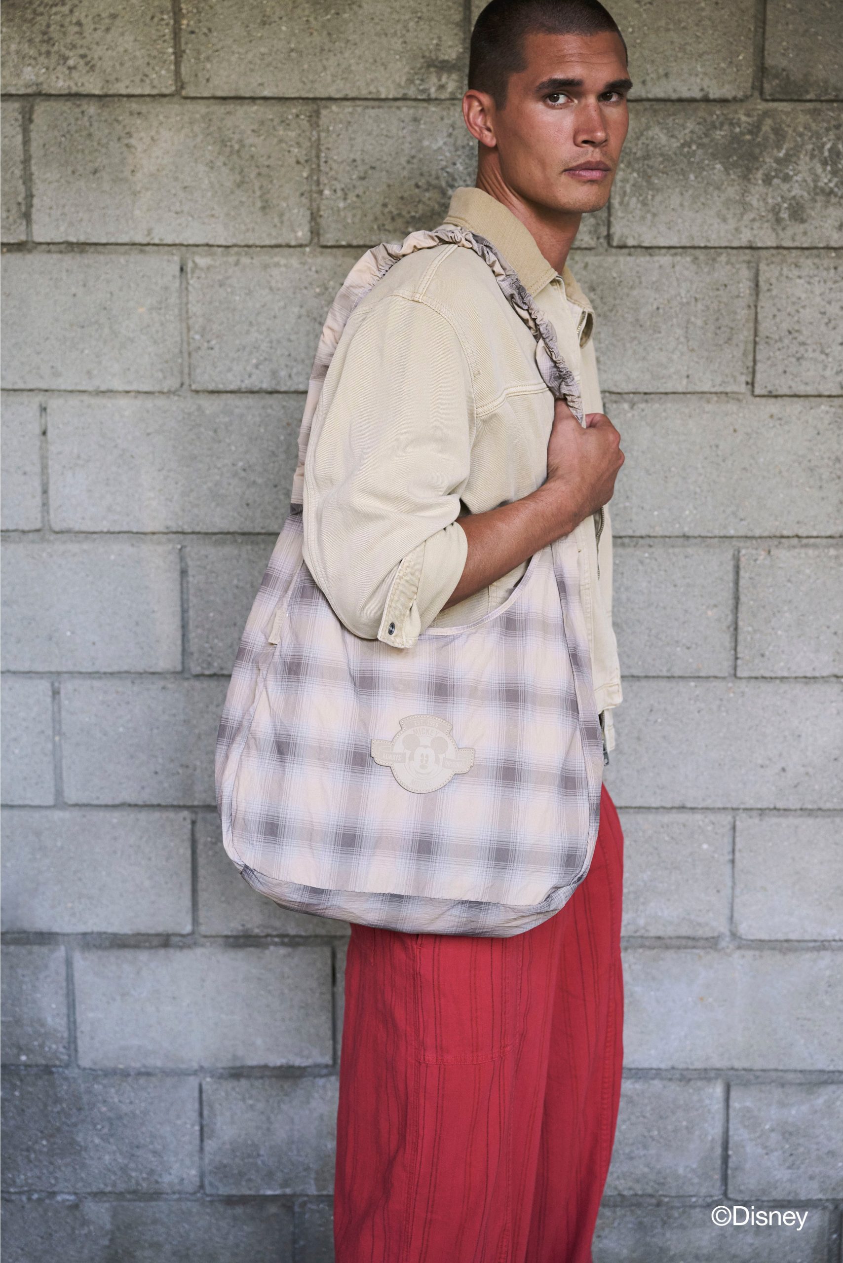 The Disney Packable Charm Bag in Plaid - Image 3