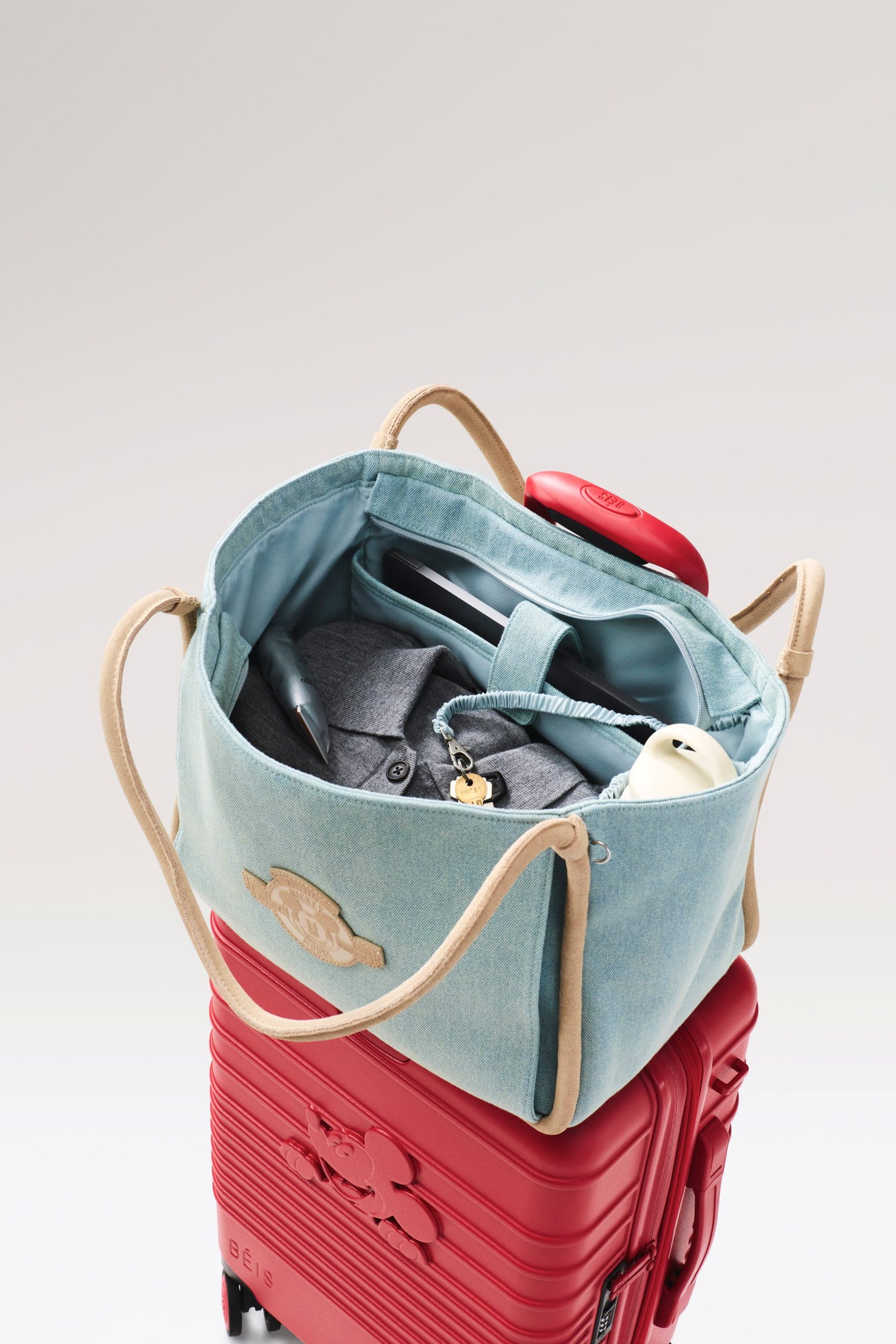 The Disney Tote Bag in Blue Jeans - Image 2