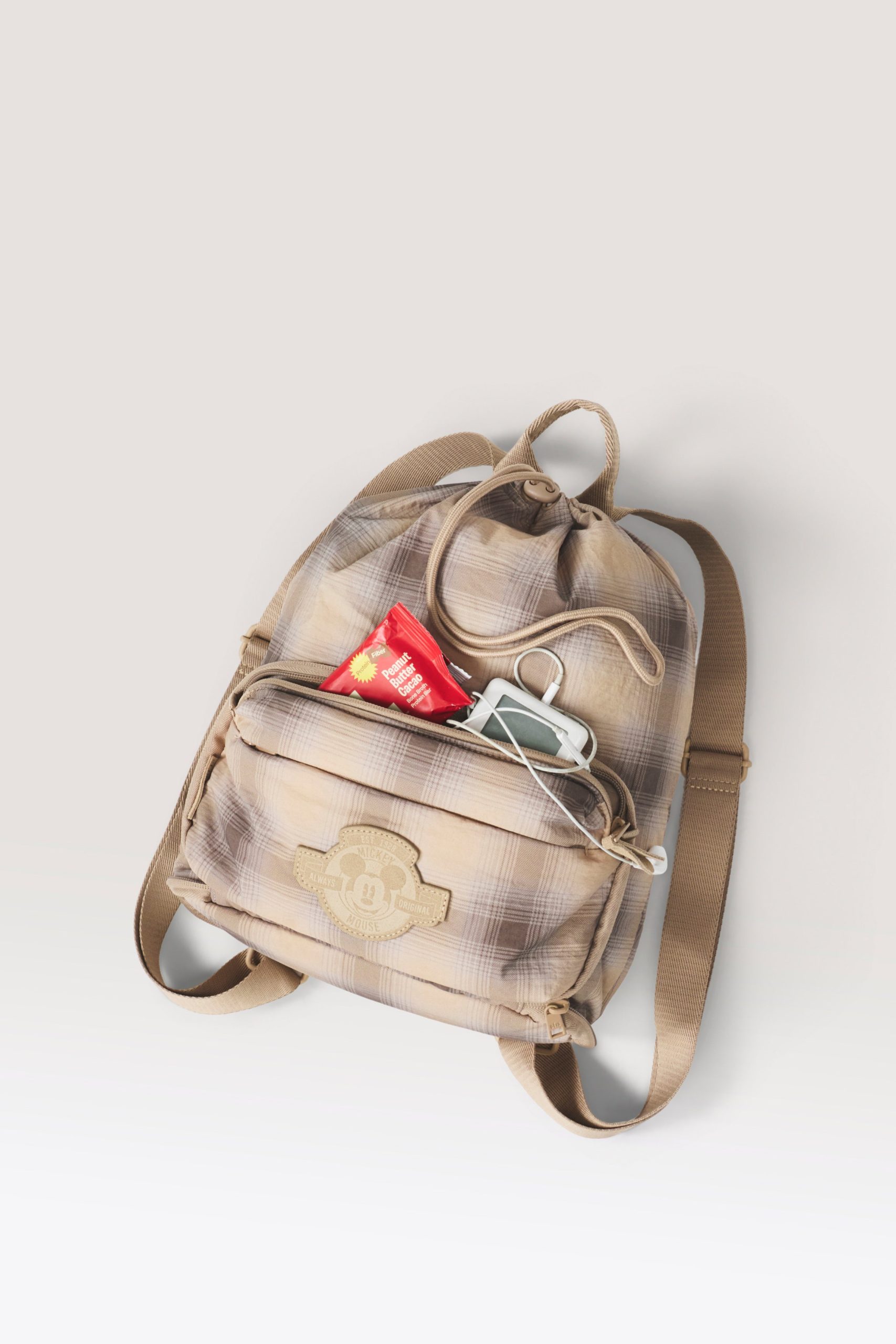 The Disney Compactible Backpack in Plaid - Image 4