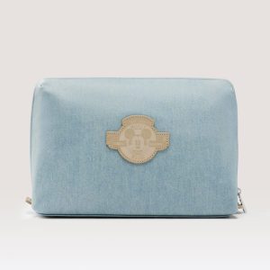 The Disney Large Cosmetic Pouch in Blue Jeans