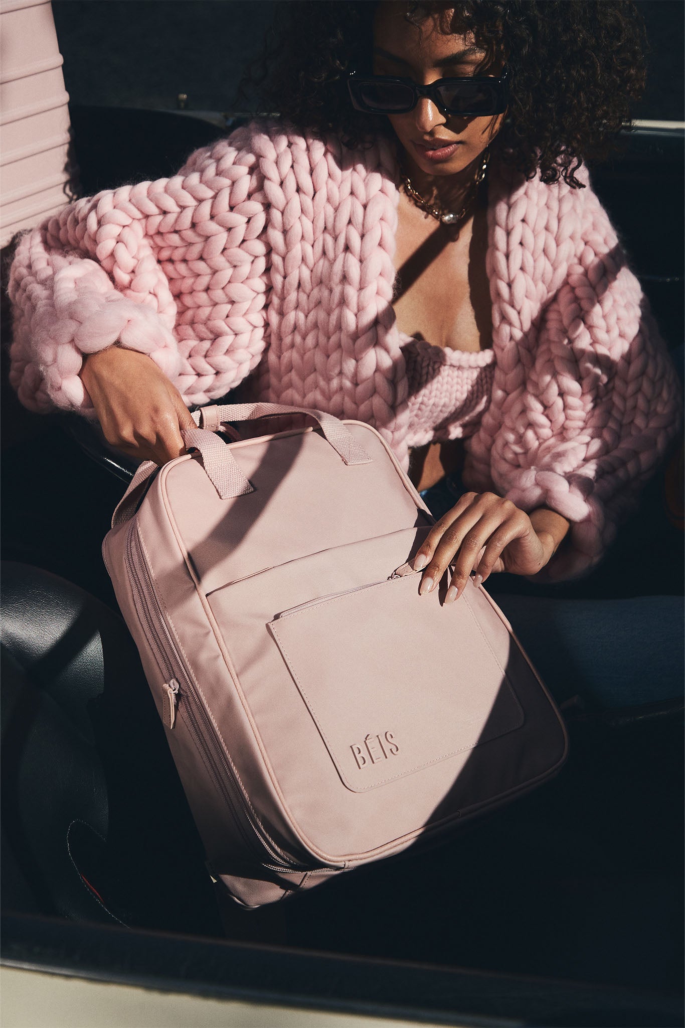The Expandable Backpack in Atlas Pink - Image 12