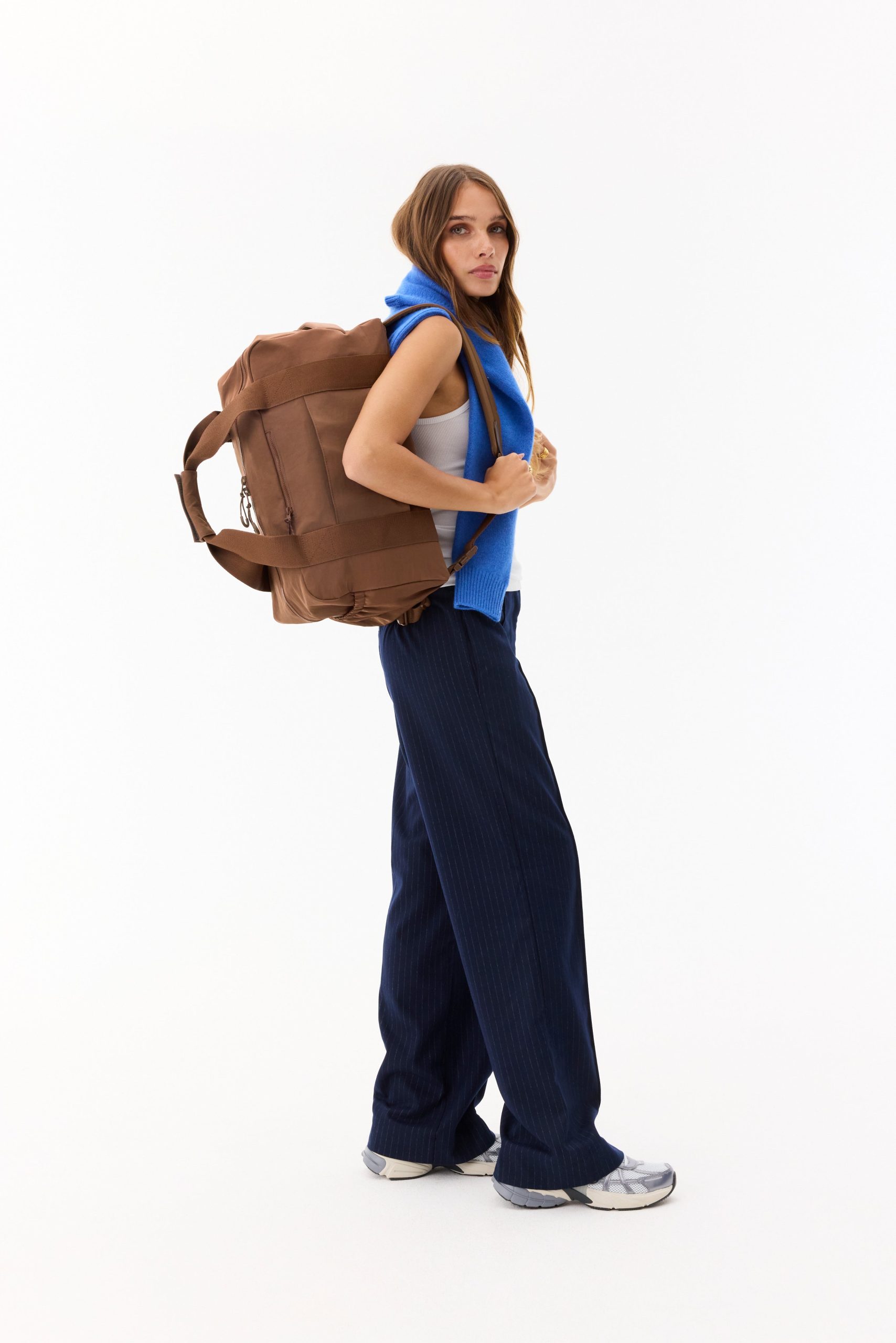 The Sport Duffle Backpack in Maple - Image 6