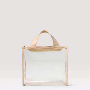 The Stadium Crossbody in Beige