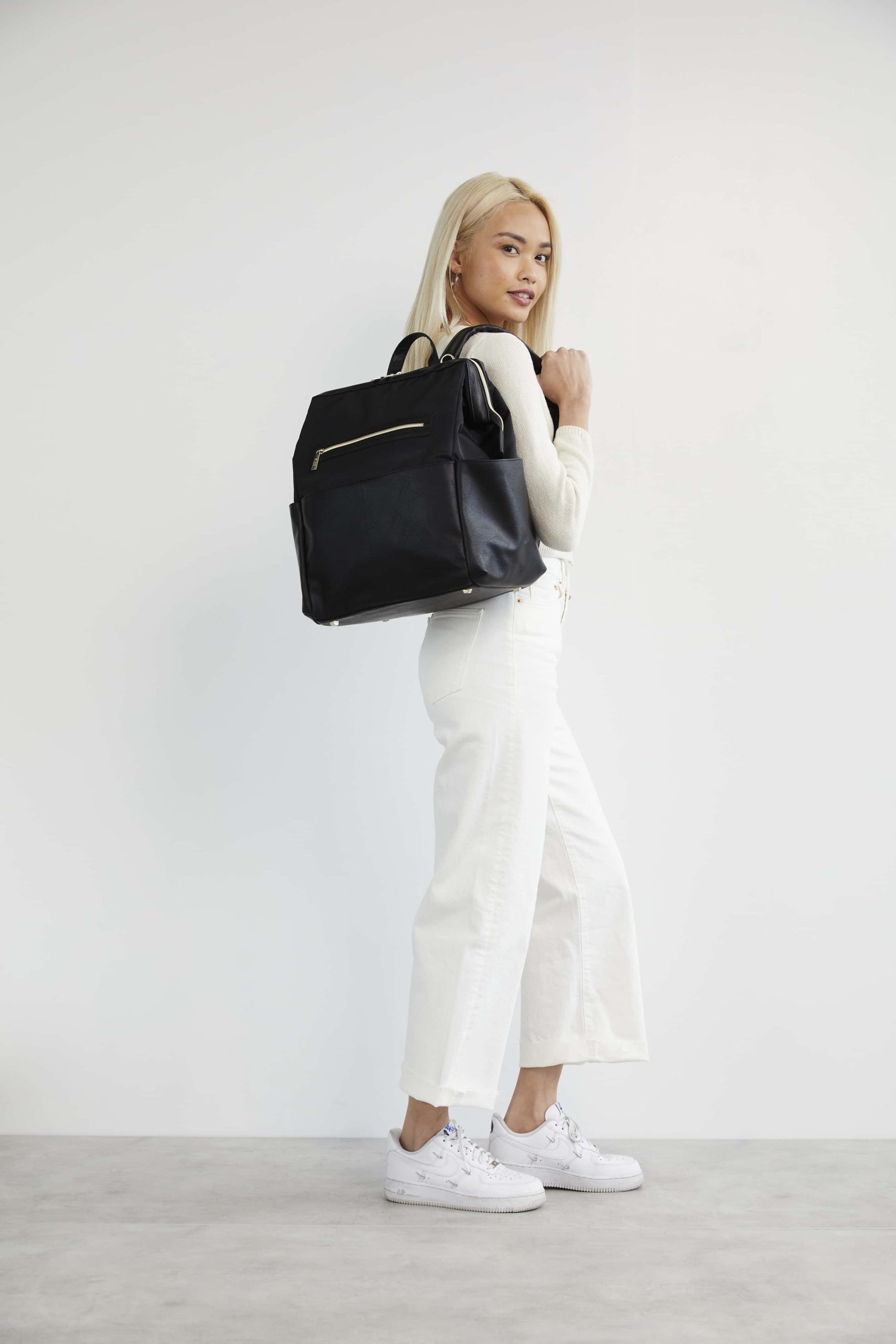 The Backpack Diaper Bag in Black - Image 2