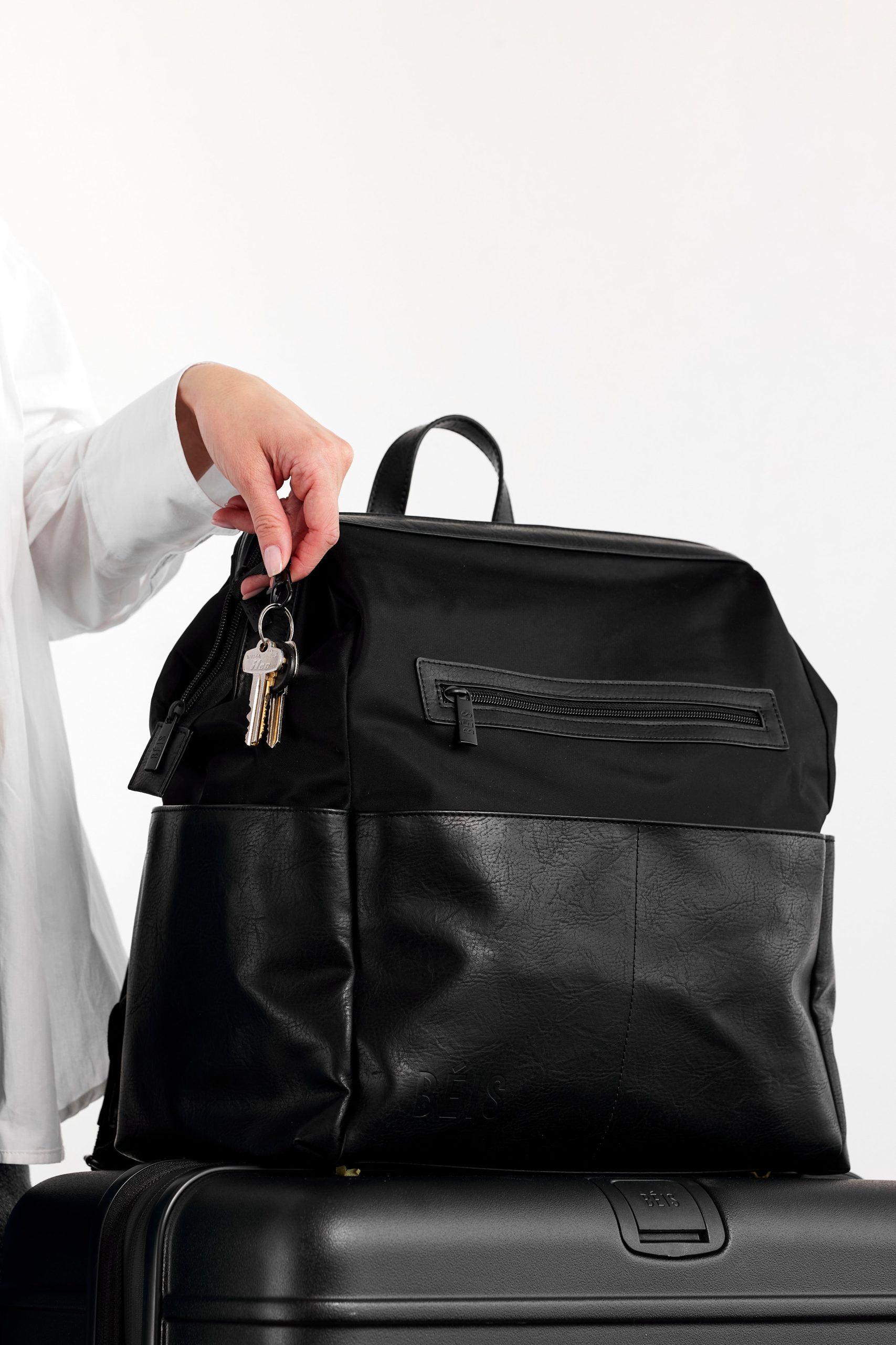 The Backpack Diaper Bag in Black - Image 8