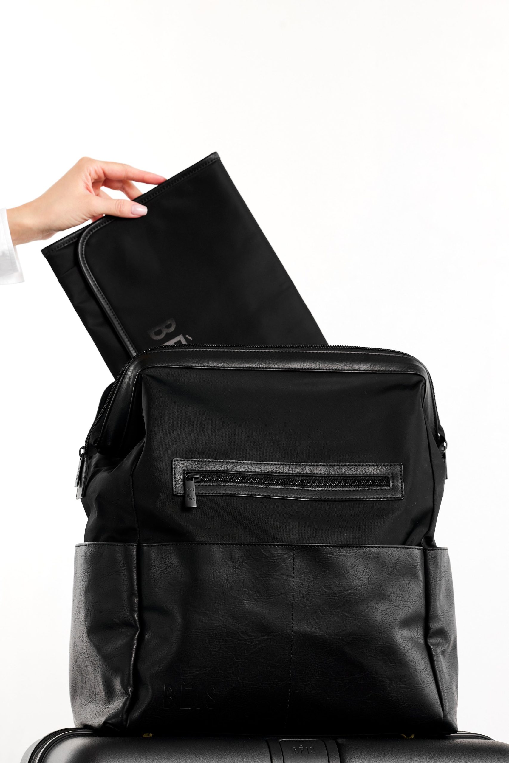 The Backpack Diaper Bag in Black - Image 10