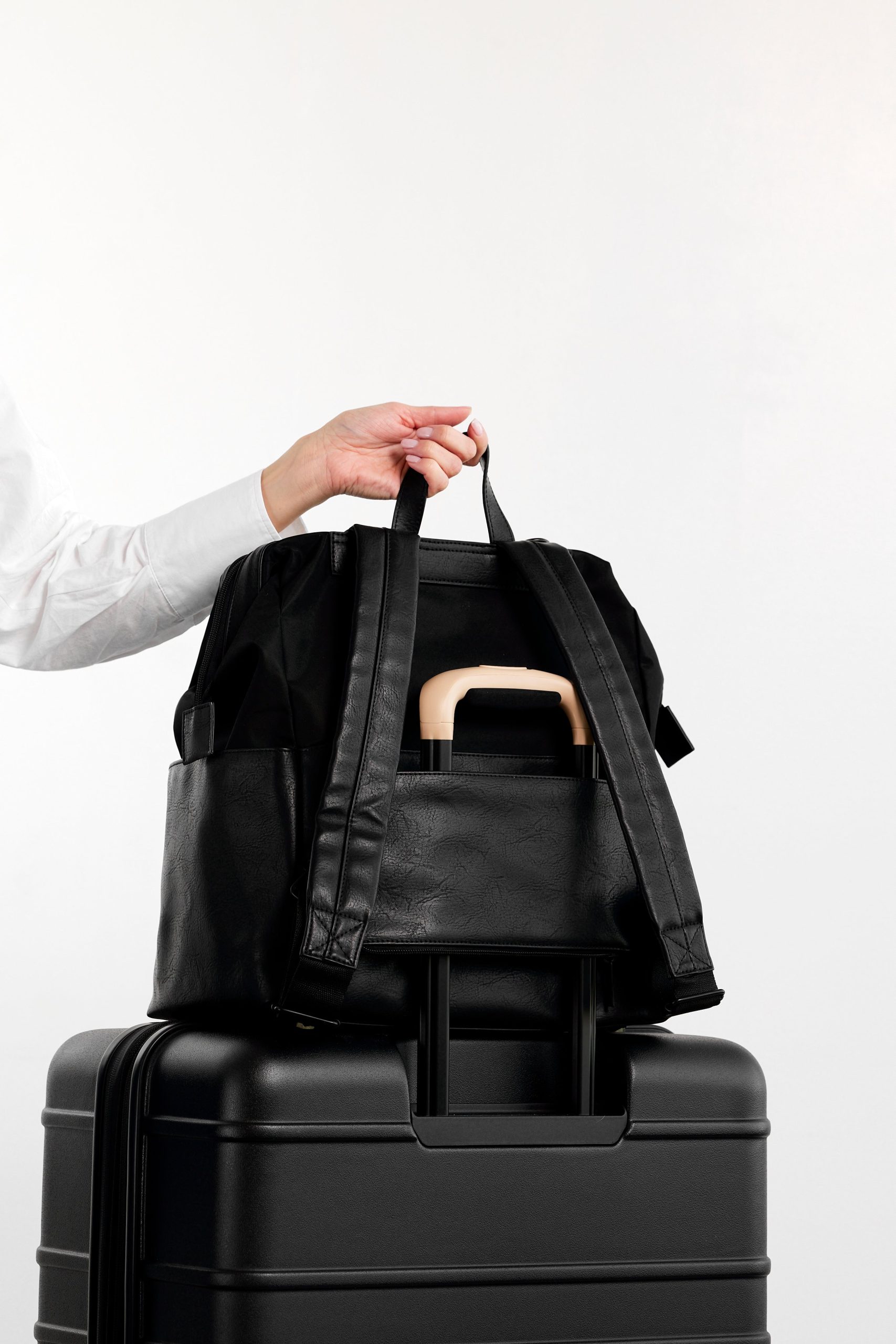 The Backpack Diaper Bag in Black - Image 11