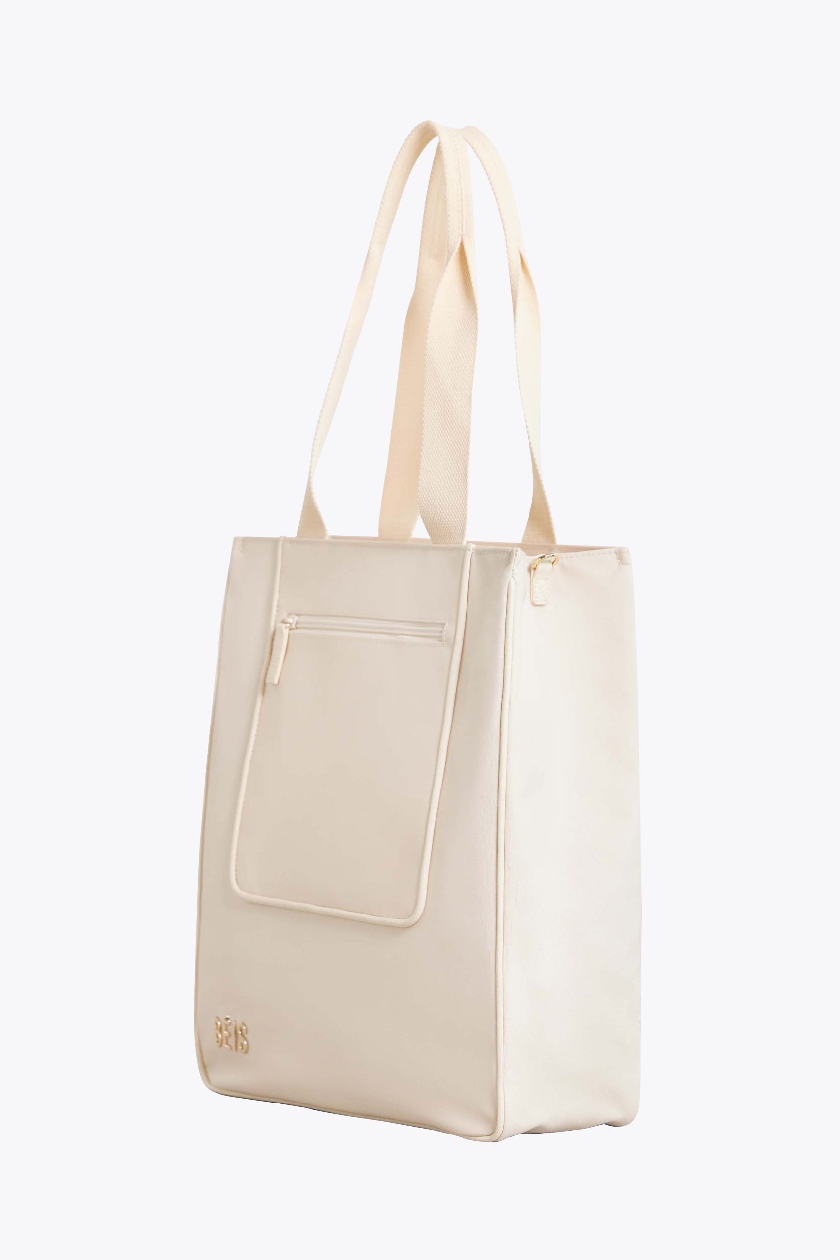 The North To South Tote in Beige - Image 2
