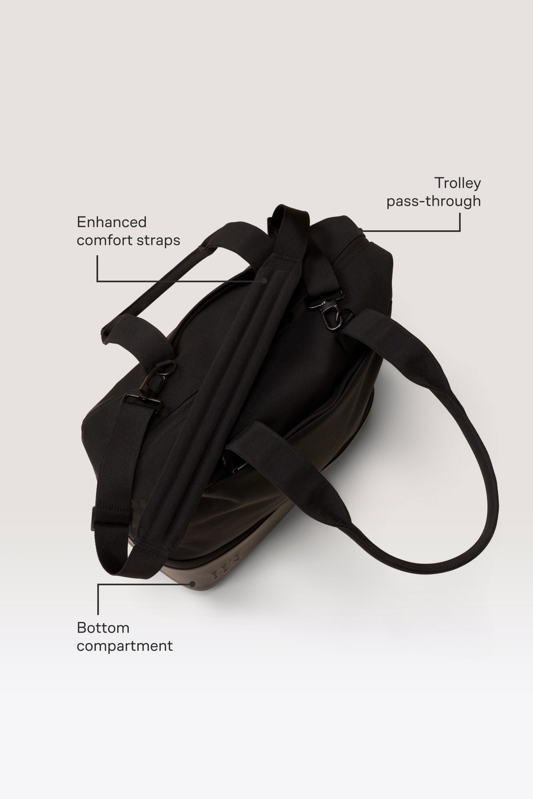 The Mini Weekender in Black - Image 2