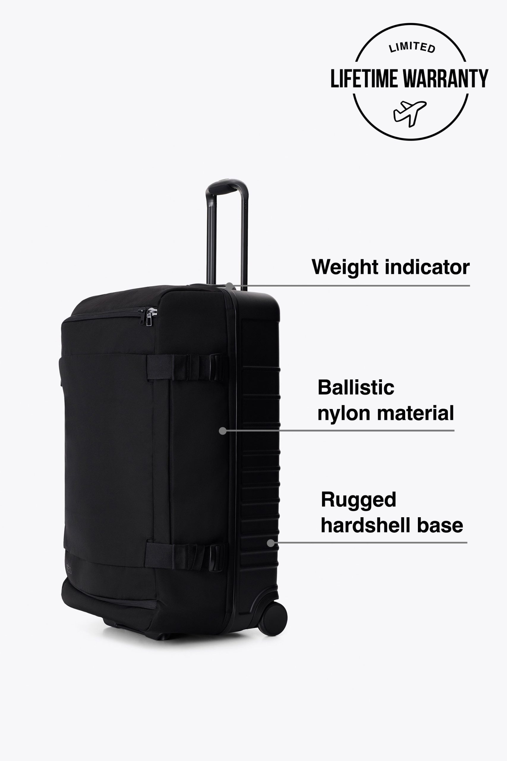 The Pro-Rolling Duffle Check-In in Black - Image 2