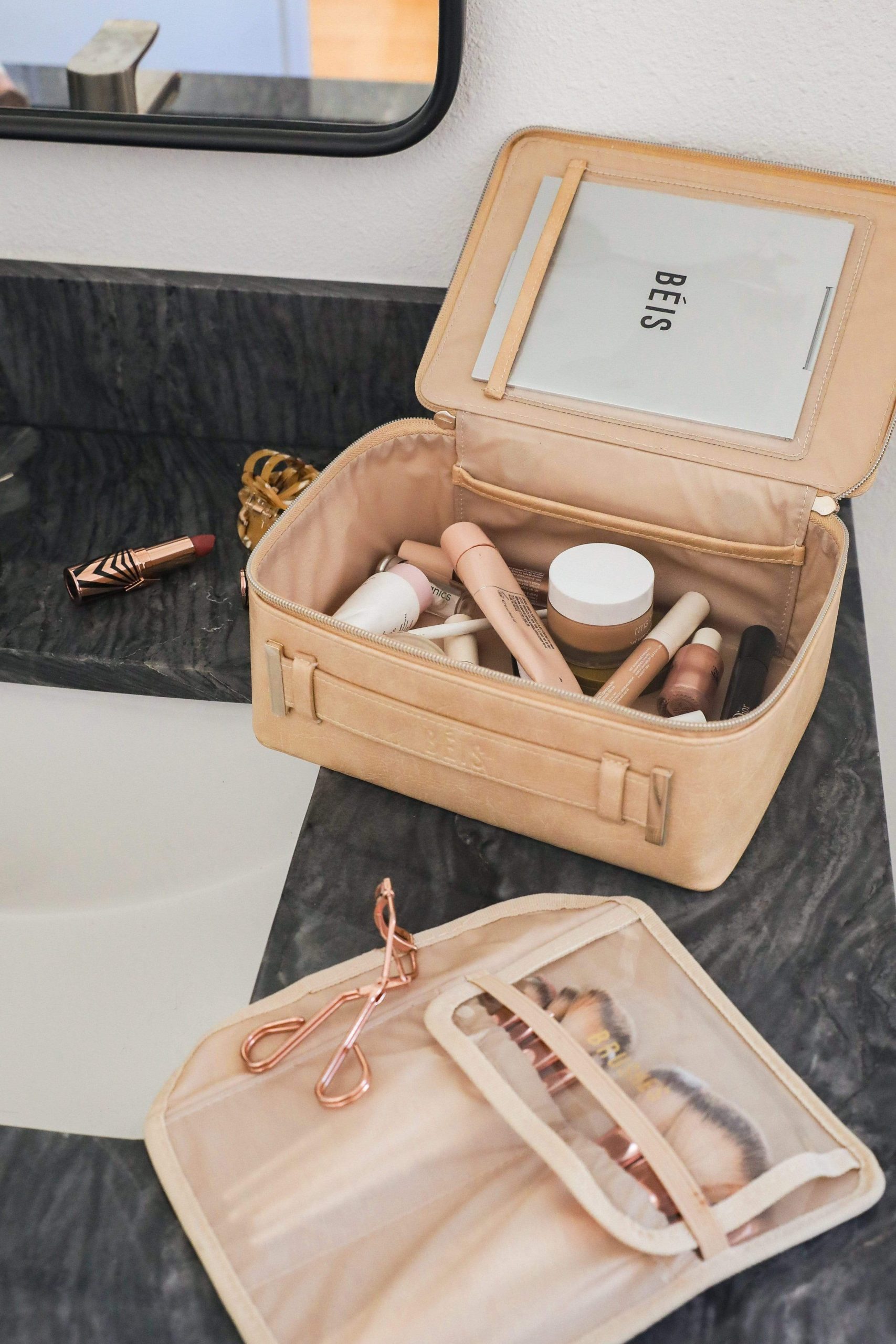 The Cosmetic Case in Beige - Image 8
