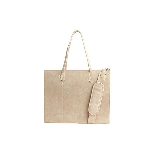 The Large Work Tote in Beige - Image 12